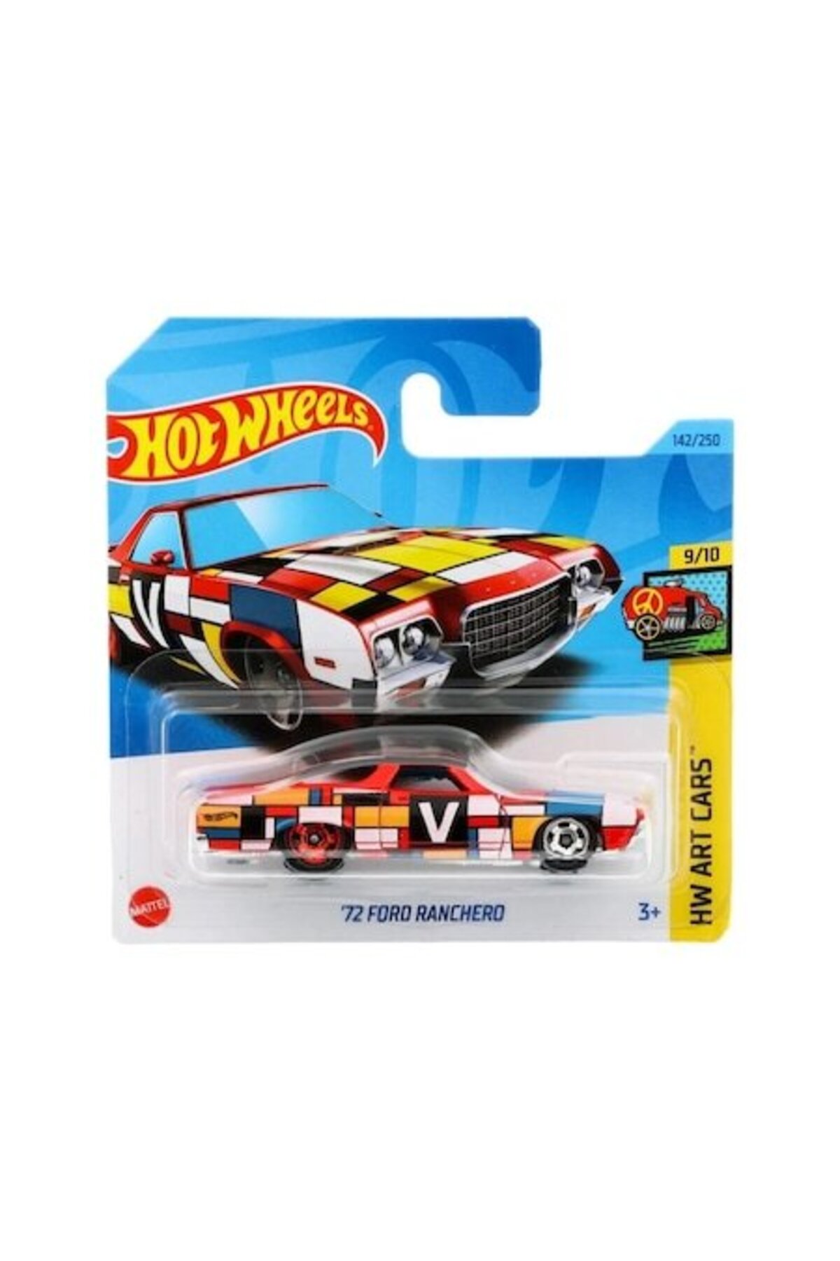 Masinuta metalica Hot Wheels Ford Ranchero '70, multicolor, 1:64