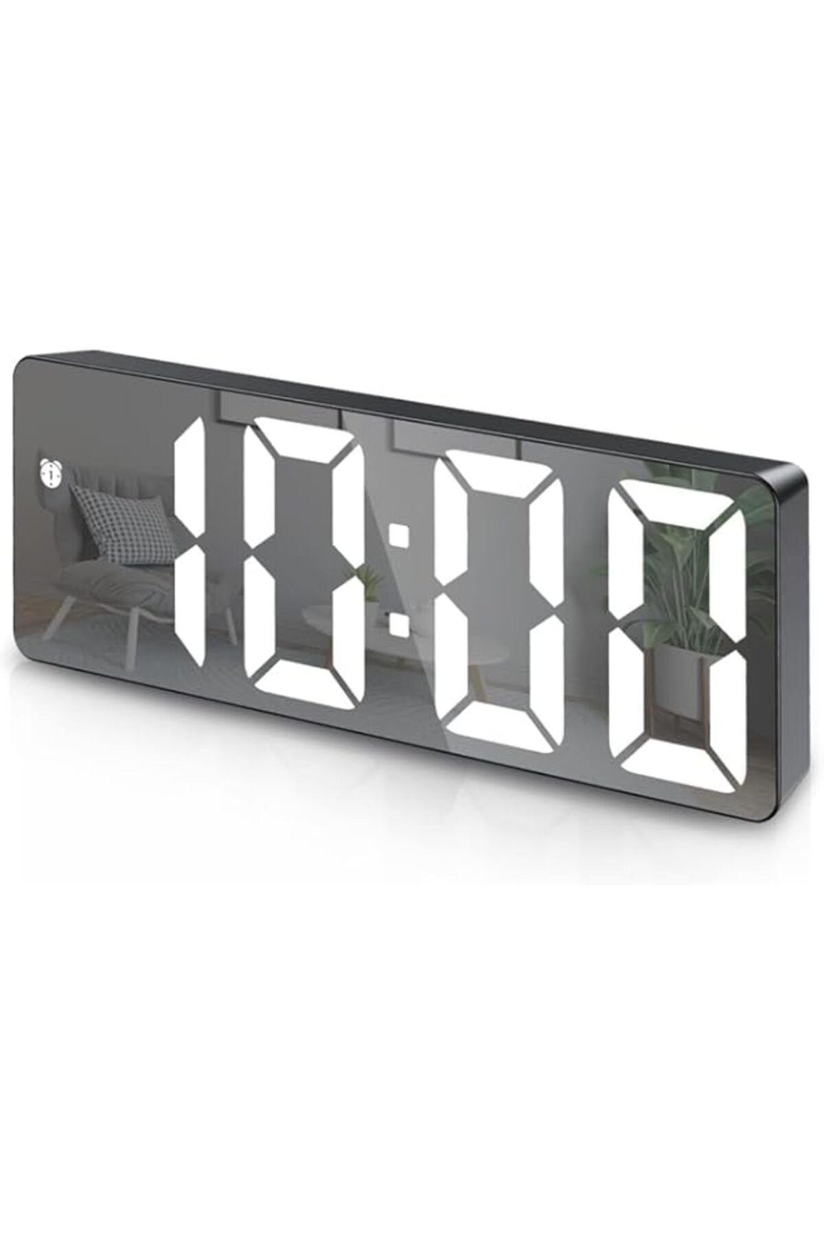 Generic-Digital Alarm Clock,LED Electronic Desktop Clock with USB Port,Snooze Mode,Adjustable 3 Brightness, 1
