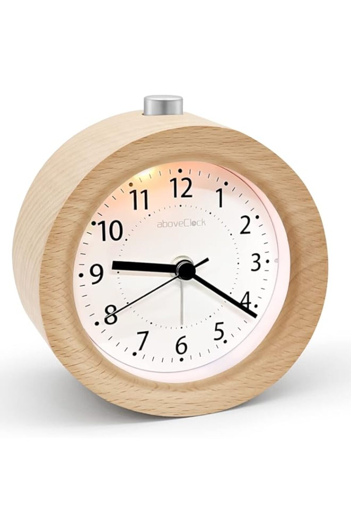 Generic-Azonee Alarm Clock Bedside, No Ticking Bedside Clock with Snooze and Night Light Function, Analogue 1