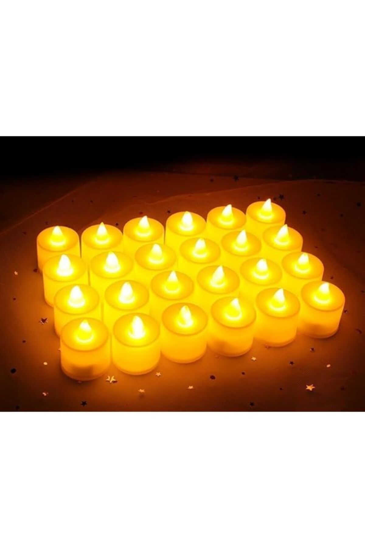 Generic-SKY-TOUCH 24PCS LED Tea Lights Candles : Realistic Bright Flickering Flameless Battery Operated Can 1