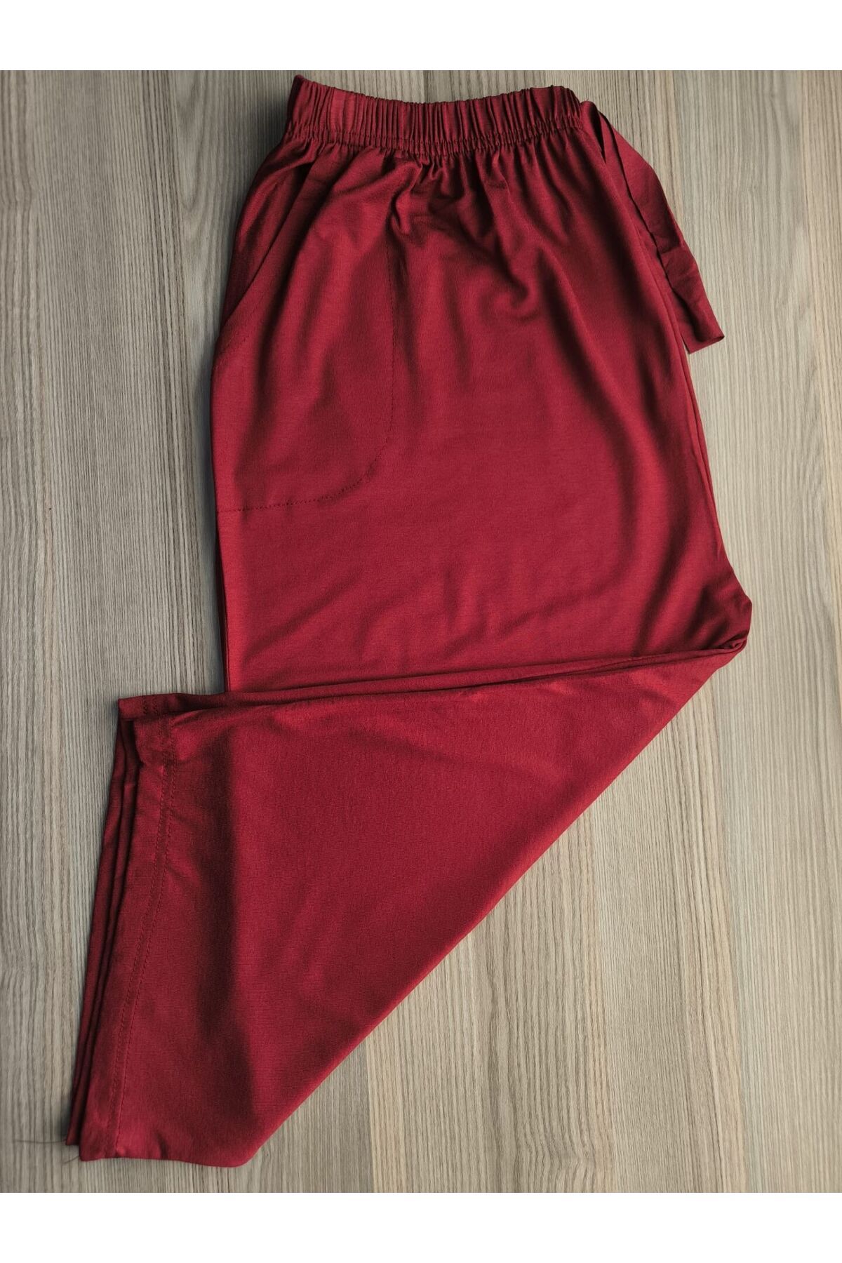 FRESCO SCARFS-Plus Size Cotton Lycra Viscose Thin Summer Pocket Combed Cotton Capri Pajama Pants 3