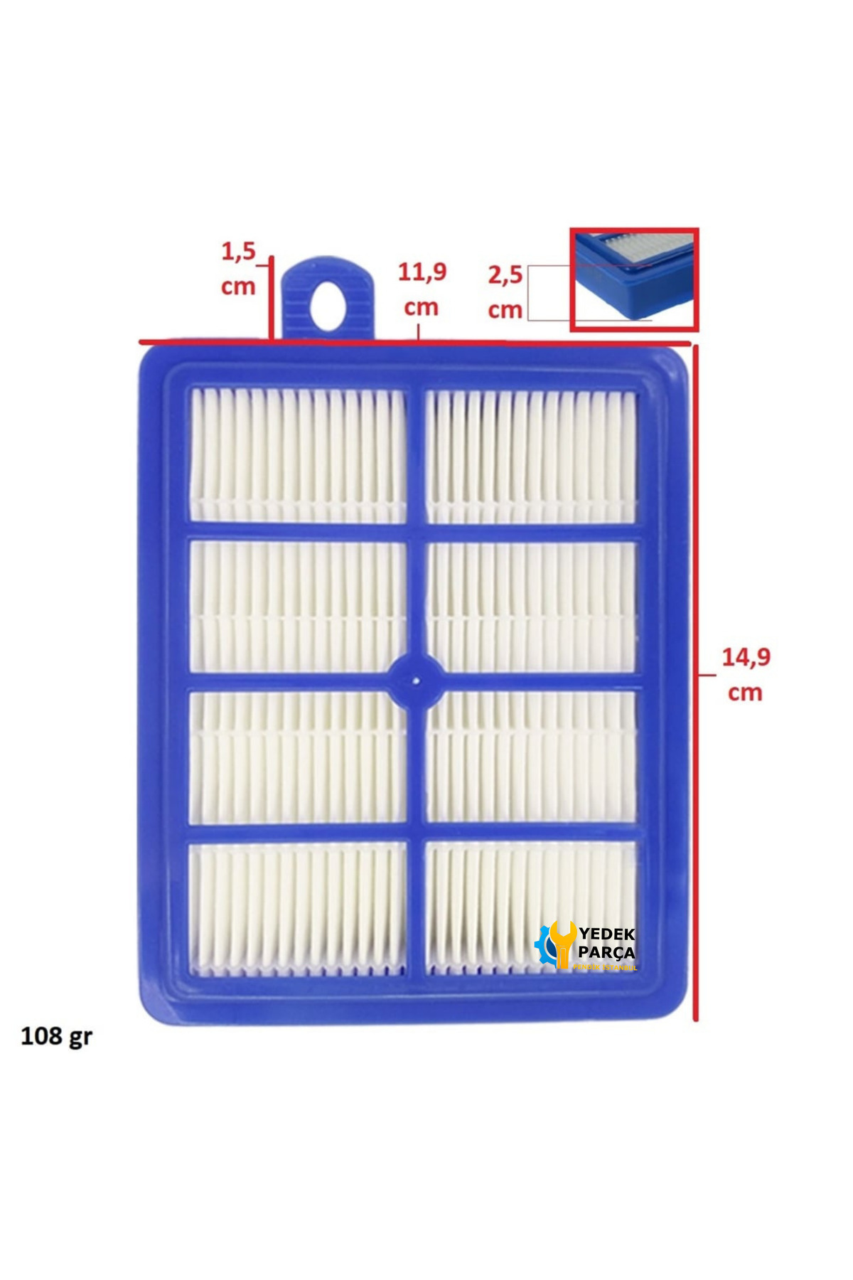 Ozba Ticaret-Philips Compatible Fc 9724 Power Pro Expert Pre-Filter and Hepa Filter 2