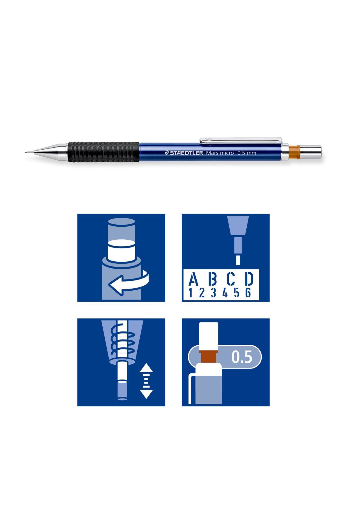 Staedtler-775 09 Mars Micro Versatil Pen – 0.9 mm Thick Nib – Made in Germany 4