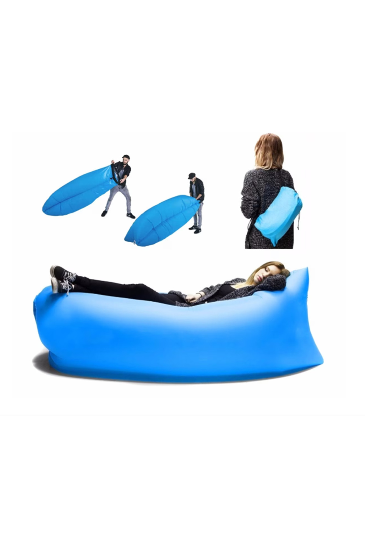 Expres-LazyBag Lounger Inflatable Mattress 6