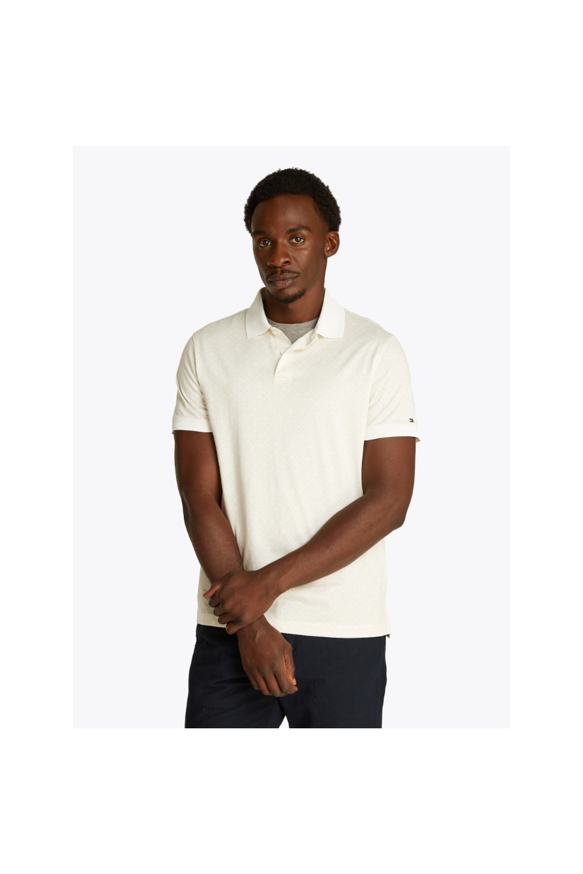 تامی هیلفیگر تی شرت مردانه Th Mw0mw39218 Monogram Aop Reg Polo