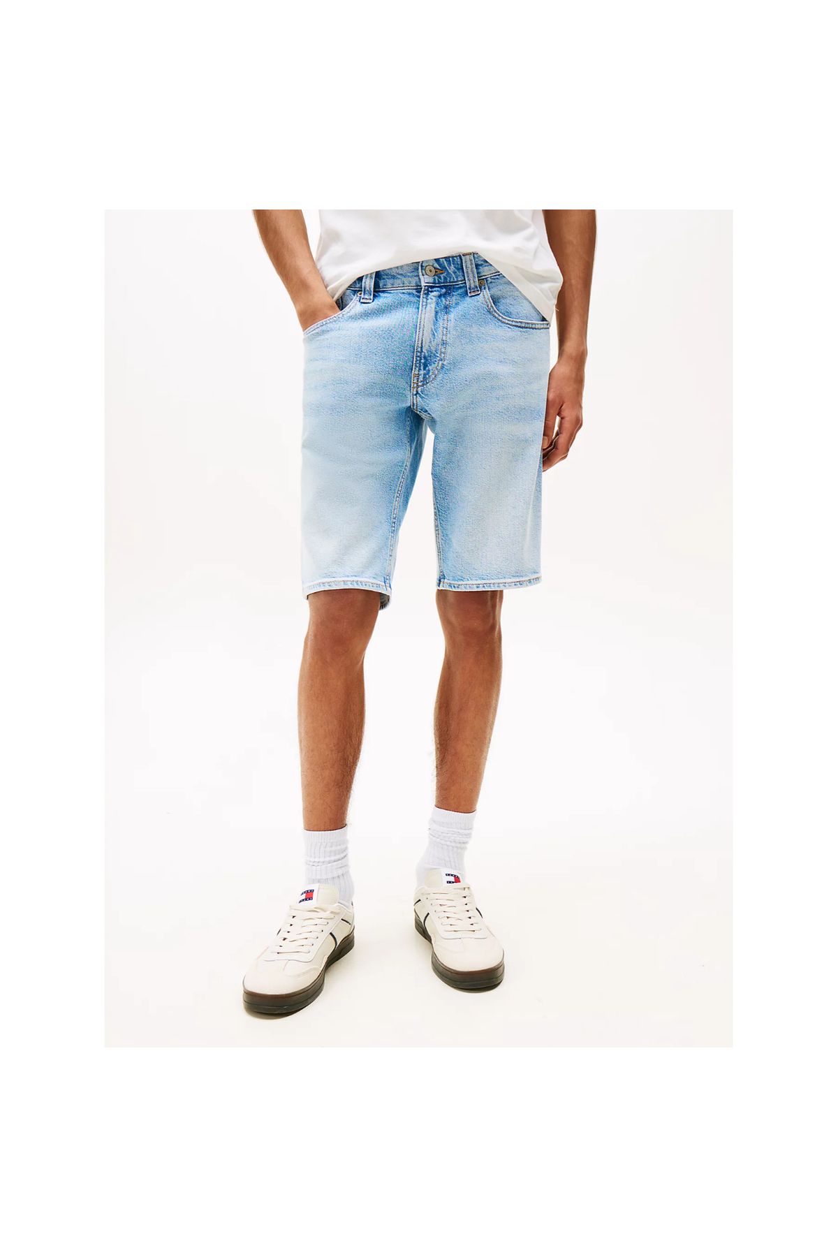 Tommy Hilfiger-Bermuda Shorts, for Men, with Pockets, with Logo, Zip and Buttons Closure 3