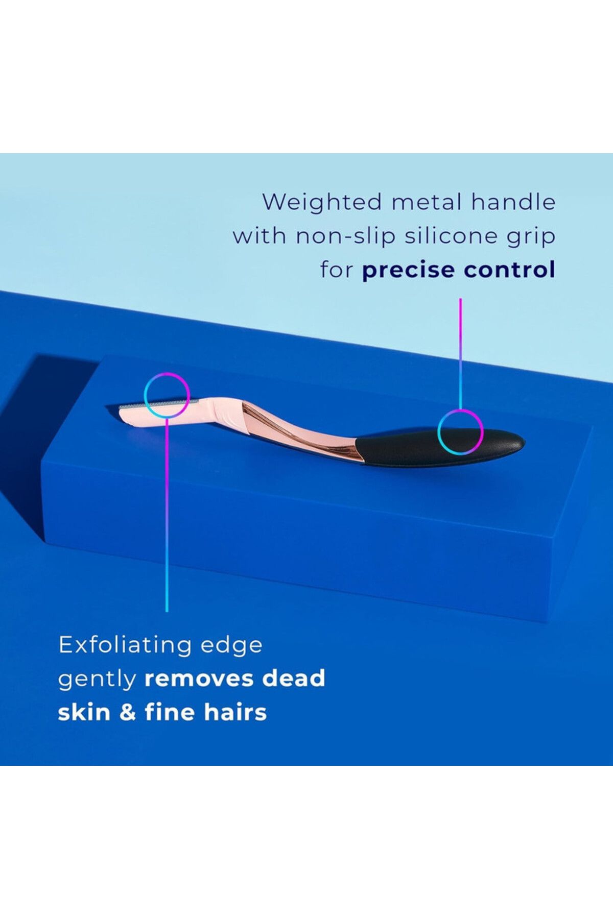 INTUITION-Derma Glow Facial Razor -Dermaplanning Tool-removes Fine Hairs- With 1 Razor & 2 refills 8