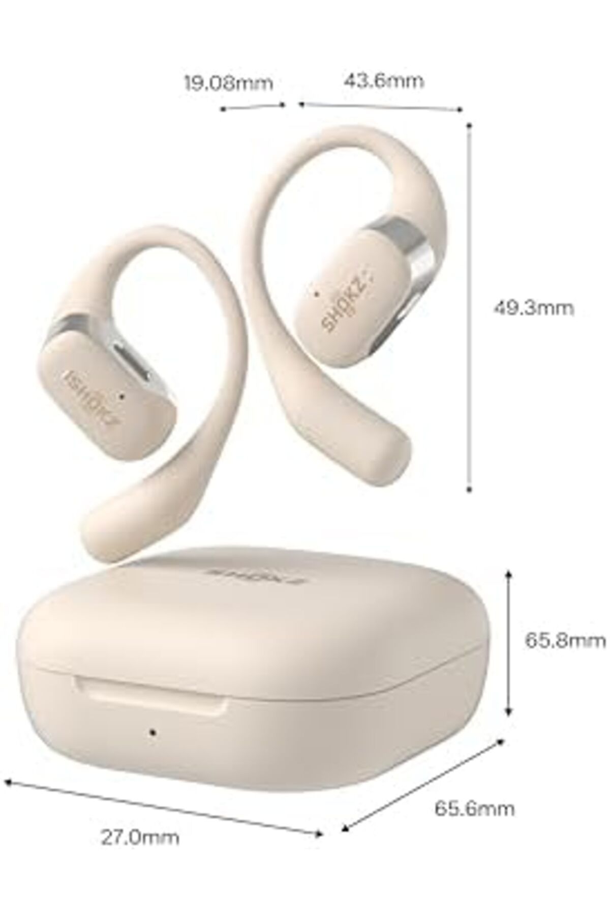 Shokz-OpenFit Open-Ear True Wireless Bluetooth Headphones with Microphone, Earbuds with Earhooks, Sw 4