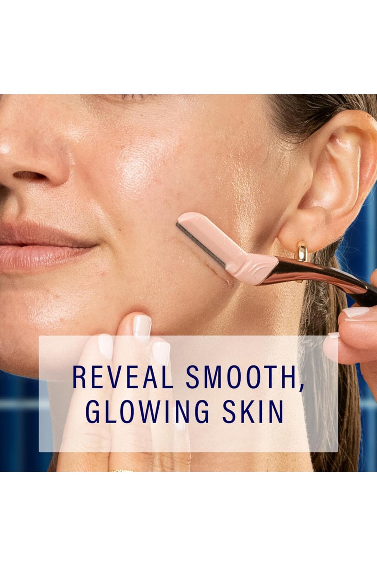INTUITION-Derma Glow Facial Razor -Dermaplanning Tool-removes Fine Hairs- With 1 Razor & 2 refills 3