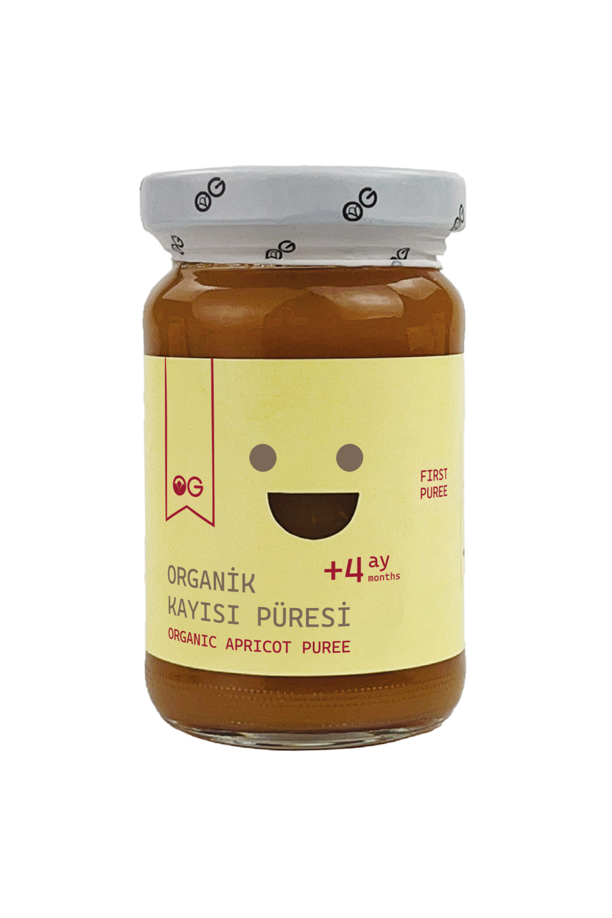OG natural Organik Kayısı Püresi 100 Gr