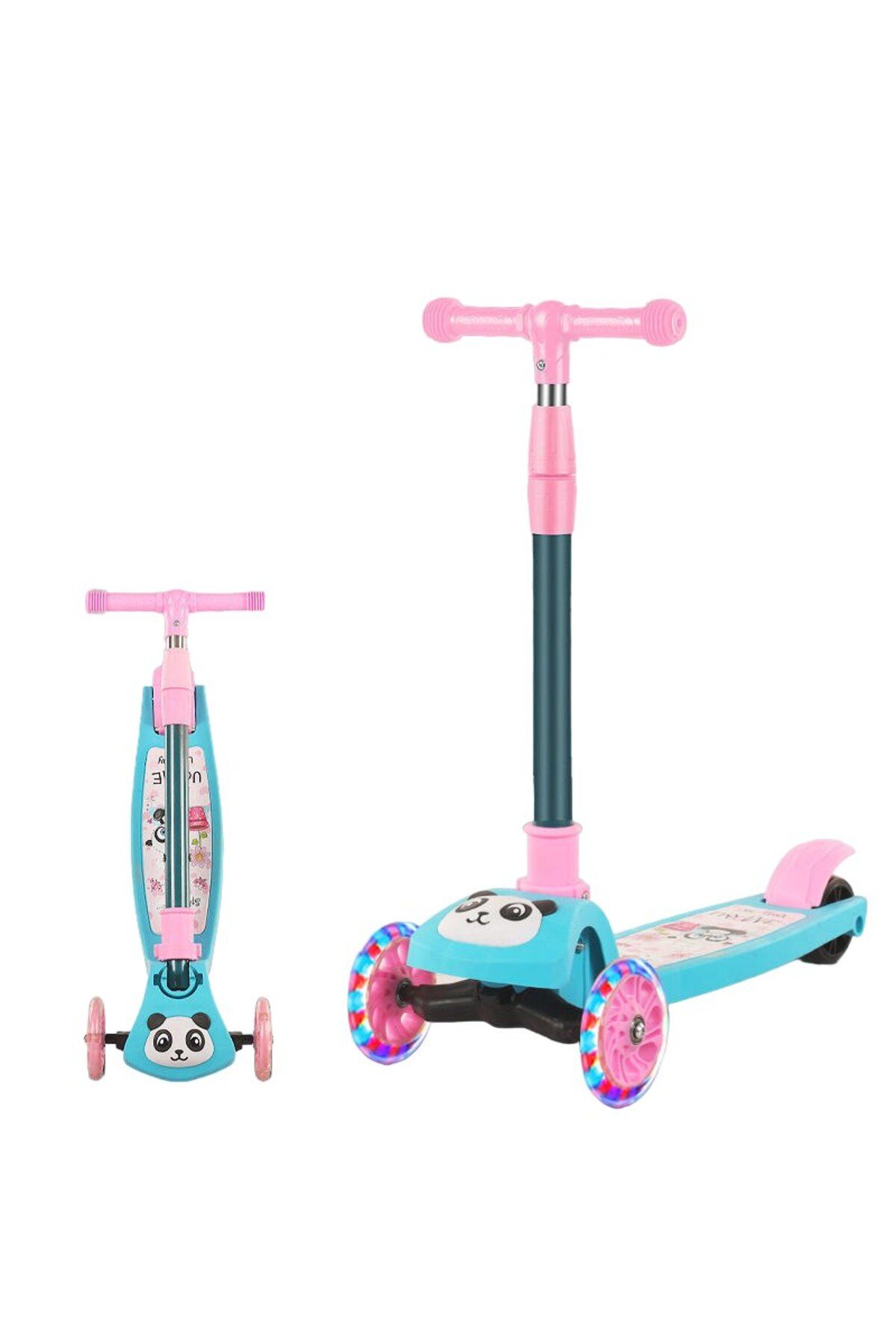 Mixbo-2-in-1 Scooter with Light-Up Wheels Mixbo, Adjustable Height, 3+ Years, Multicolor 4