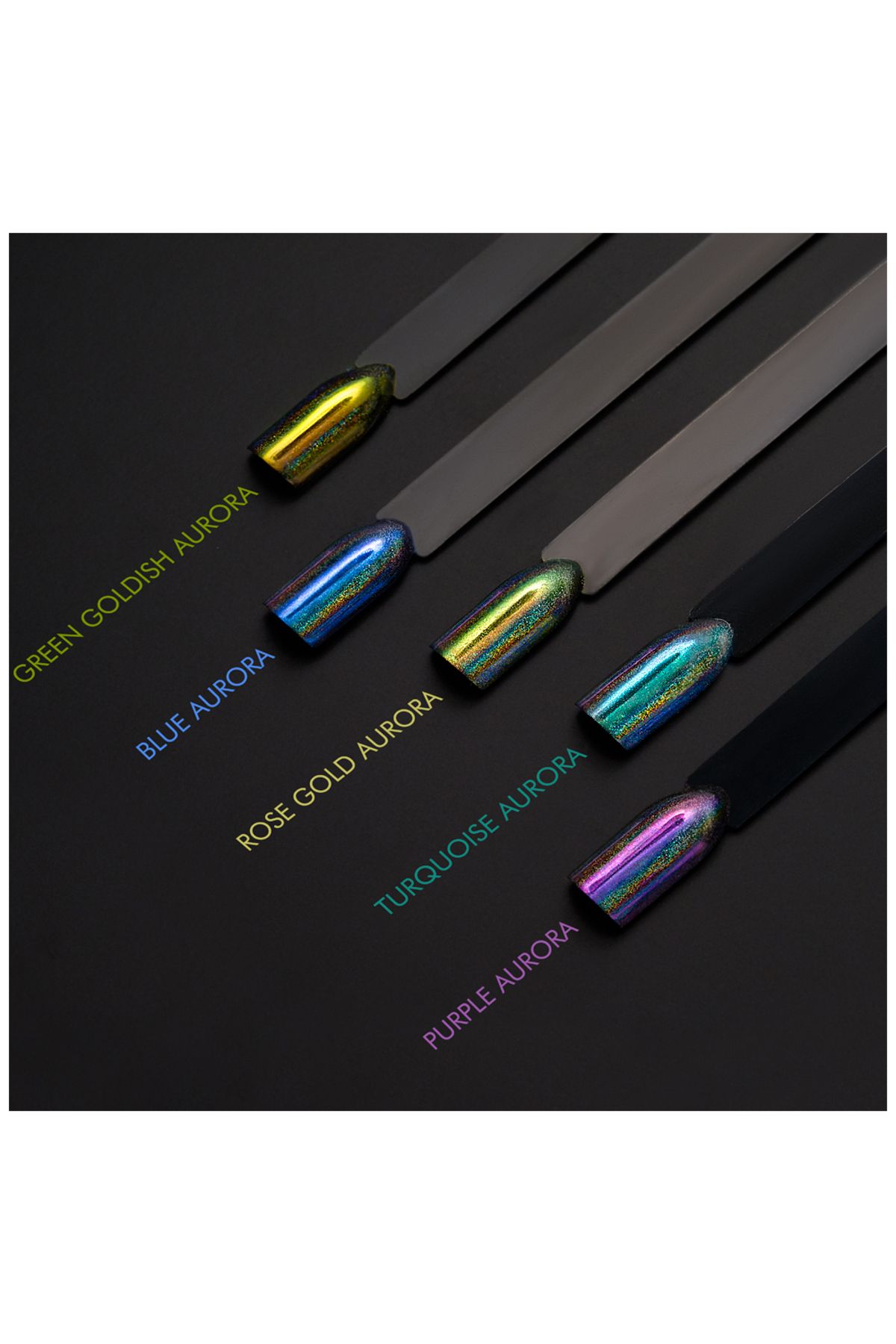 Cupio-Holografický pigment jednorožec - tyrkysová aurora 4
