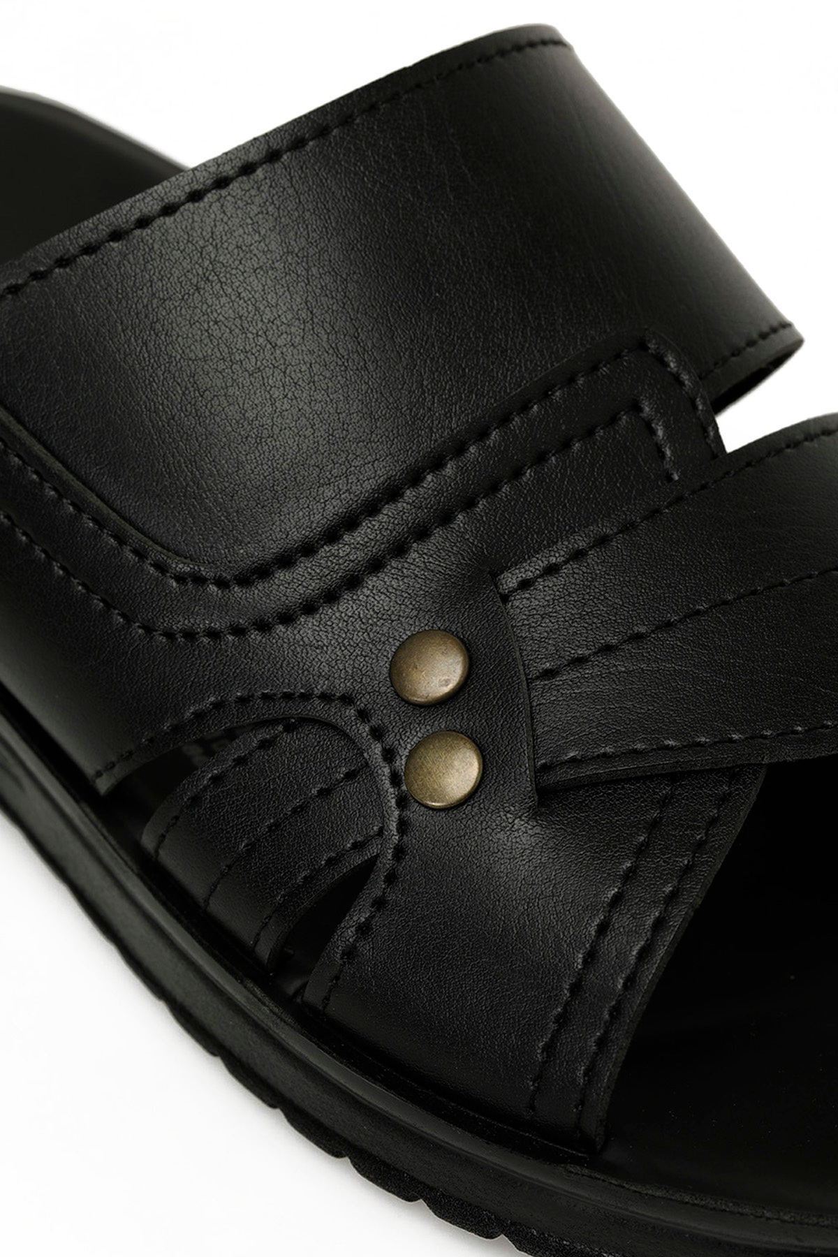 Polaris-608015.M5Pr Black Men's Slippers 7