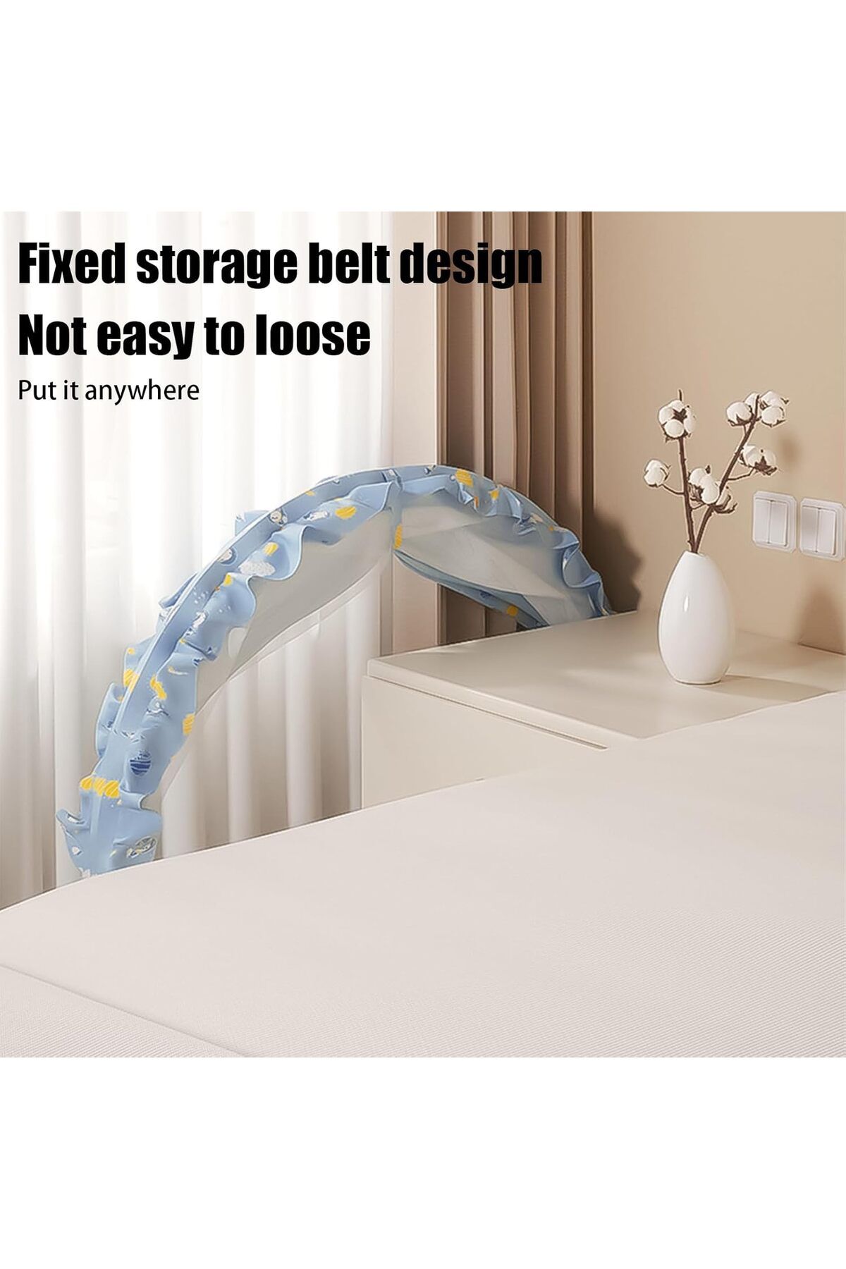 COOYA-Cute Baby Mosquito Net,Foldable Universal,Essential Mosquito Net for Slumber Ideal,98x55x60cm 7