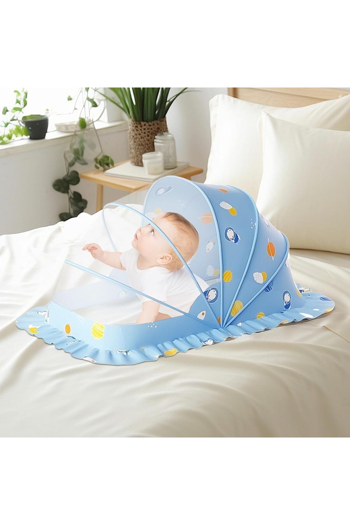 COOYA-Cute Baby Mosquito Net,Foldable Universal,Essential Mosquito Net for Slumber Ideal,98x55x60cm 1