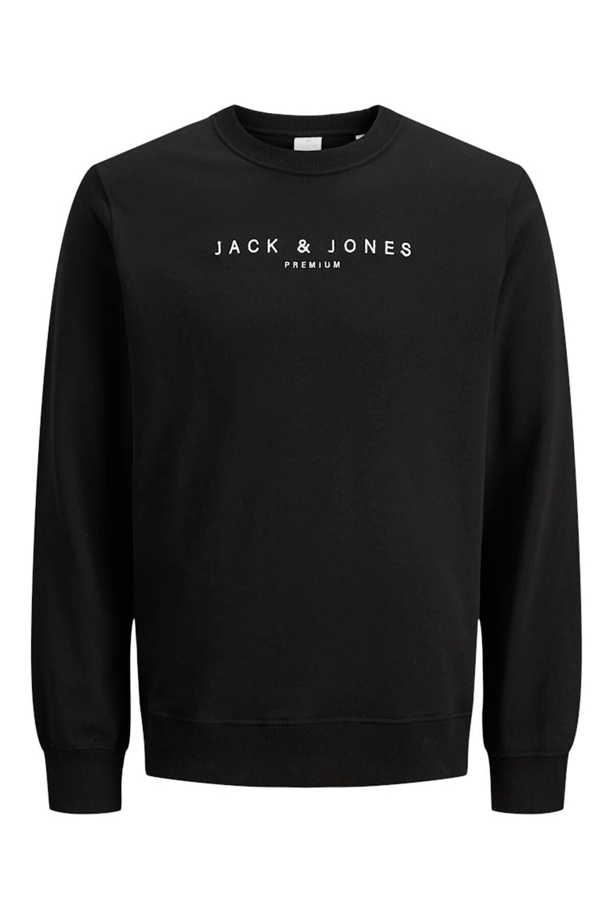 جک اند جونز عرق یقه مردانه Jprccjayson Sweat Crew 12283436 مشکی