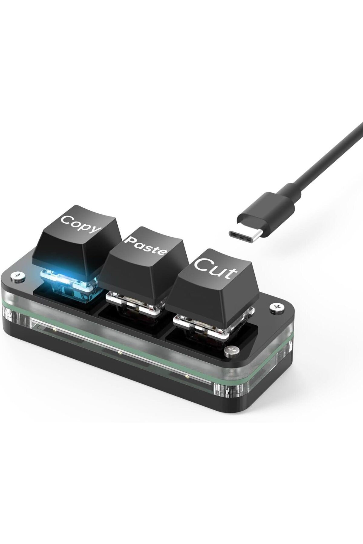 OEM-Mini programmable mechanical keyboard, 3 RGB keys, (Ctrl X C V) 4