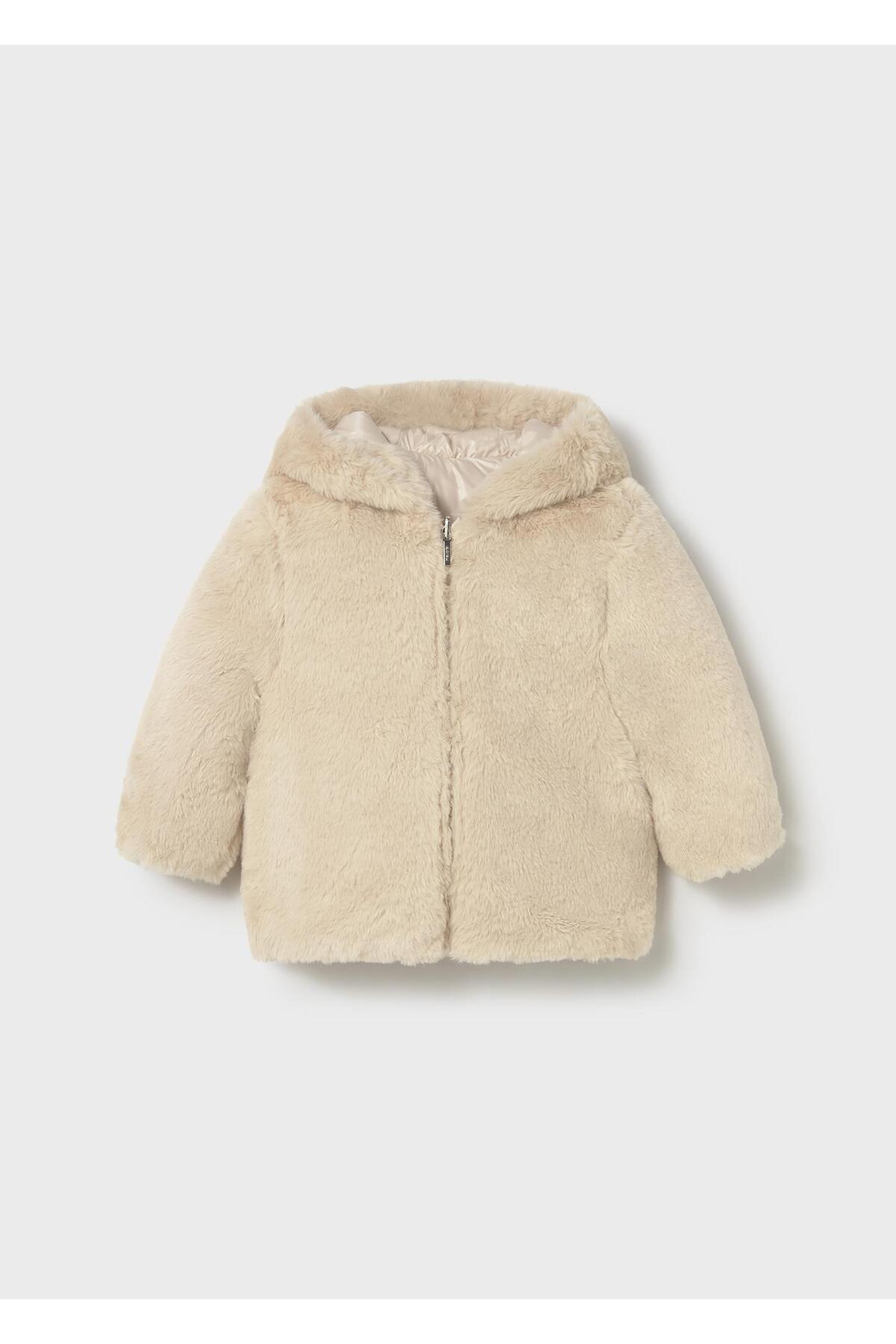 Mayoral Kız Bebek Çift Taraflı Mont Bej fotoğrafı 3 (önizleme)