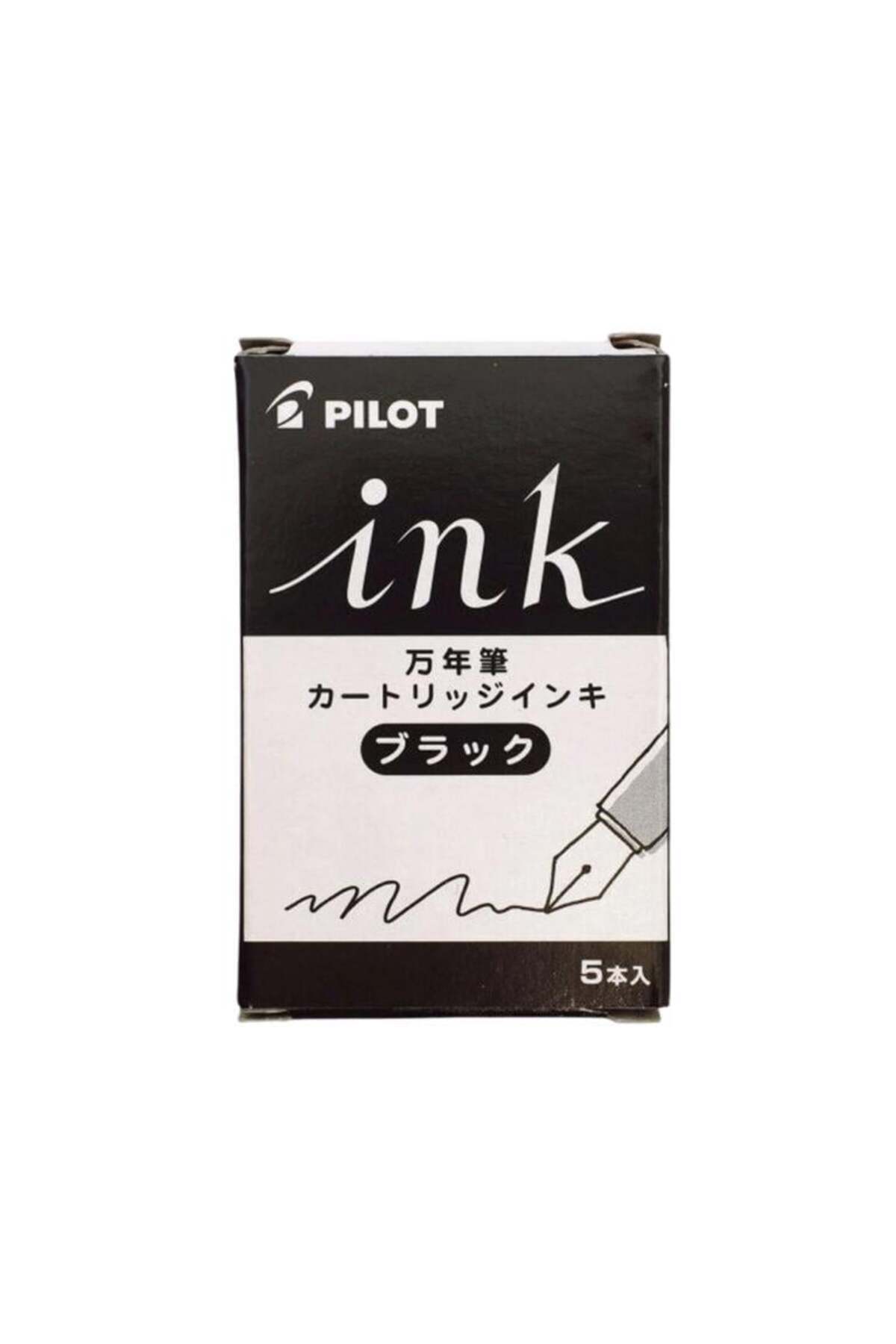 Pilot 5'li Dolma Kalem Kartuşu Siyah