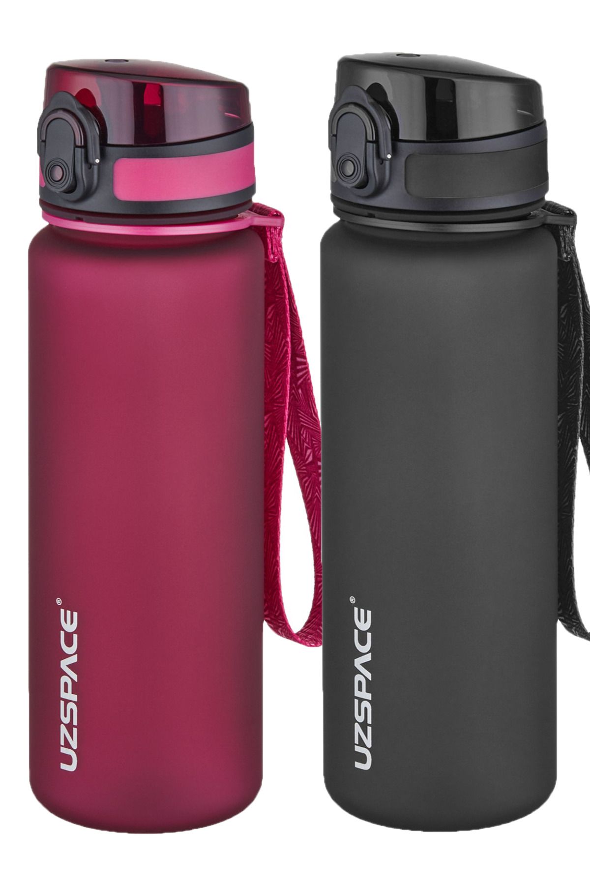 Uzspace-Set of 2 Tritan Flask 500 ml 14 Different Color Options Fiftyfifty 1