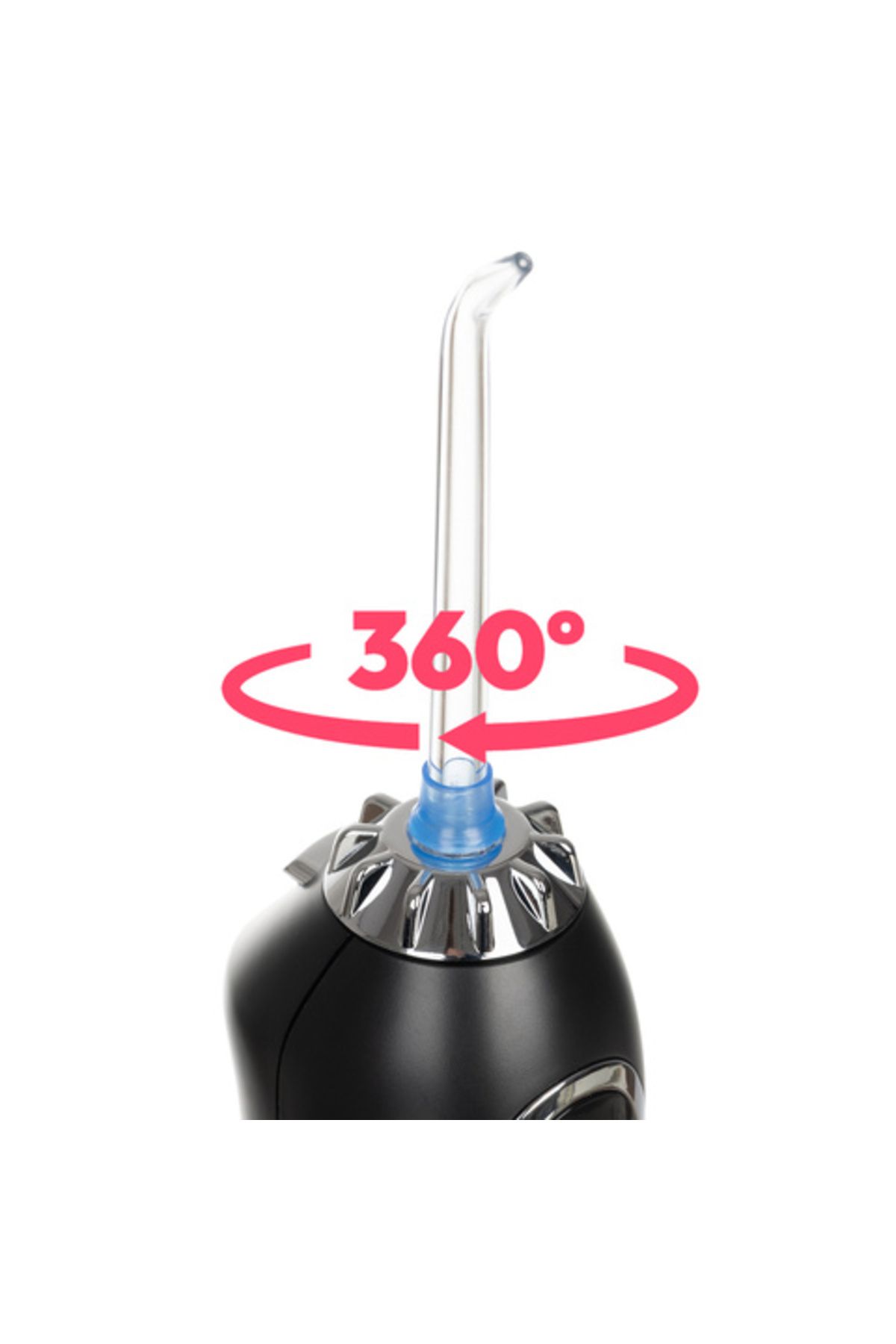 zola-Oral irrigator, 5 modes, 8 heads, 800–1200 pulses/min, 360° tip, charging cable, case included 6
