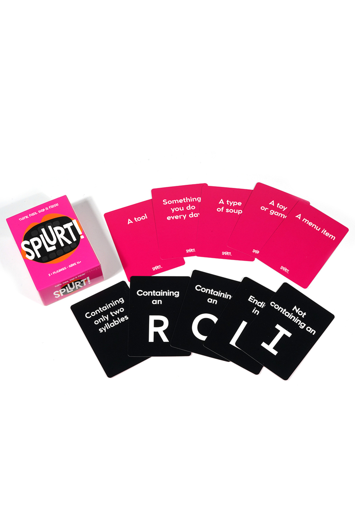 Choice-Splurt Card Game Splurt! Portable Party Card Game Think Fast Say it First!,Pink Board Game 6