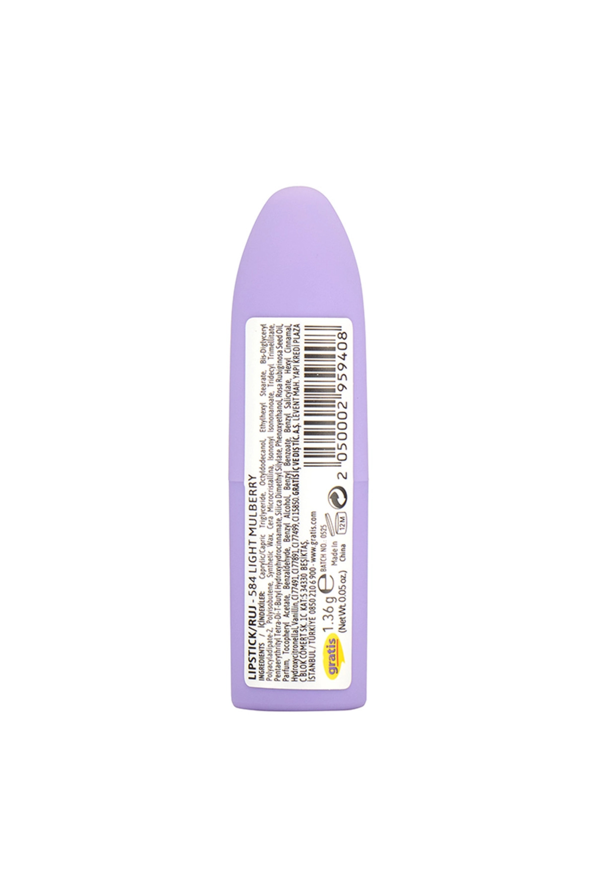 lykd-Mini Merry Lipstick - 584 Light Mulberry 4
