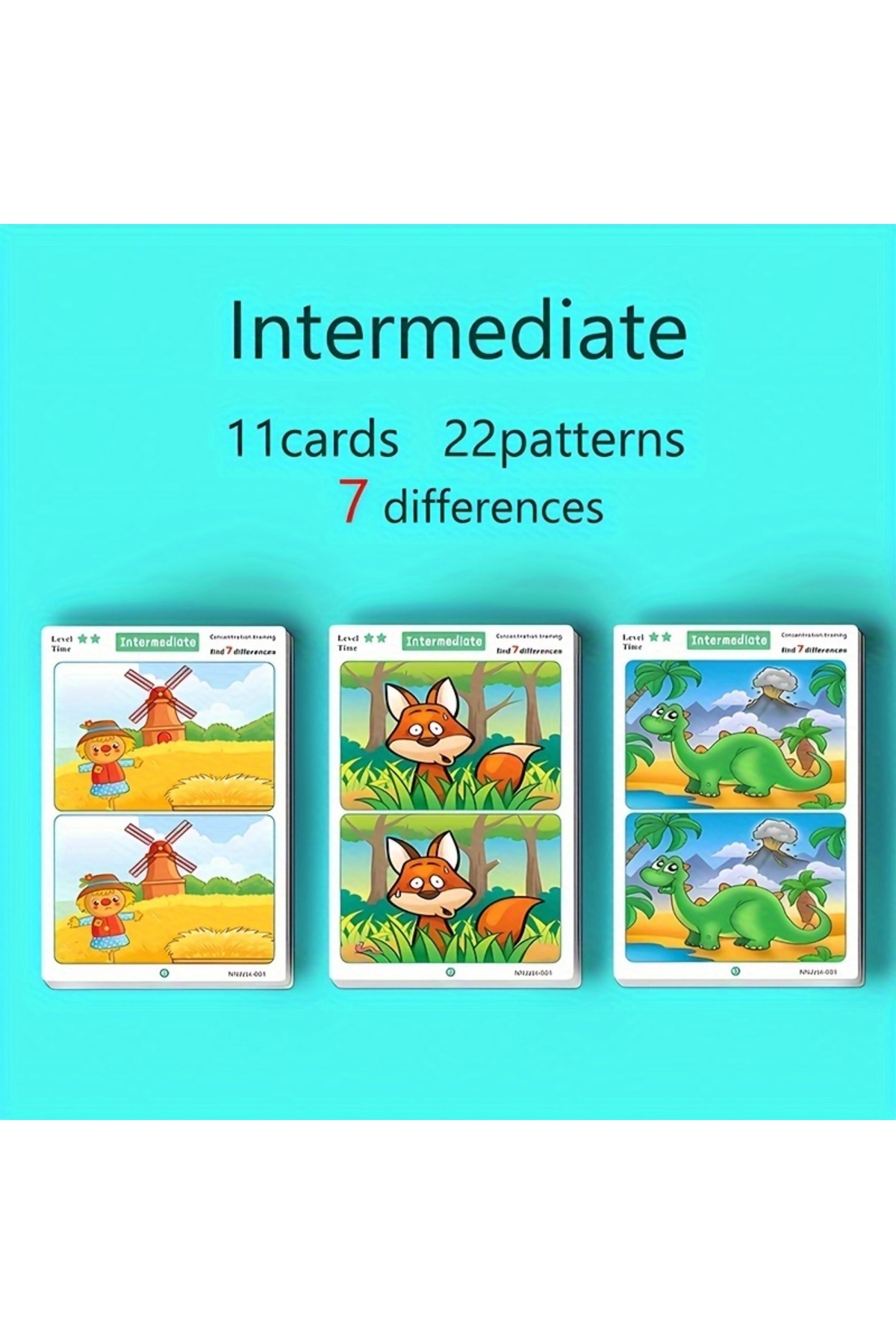 Choice-Intermediate Concentrated Training Card Set, Interactive Observation of Skill Development,paper Puzz 1