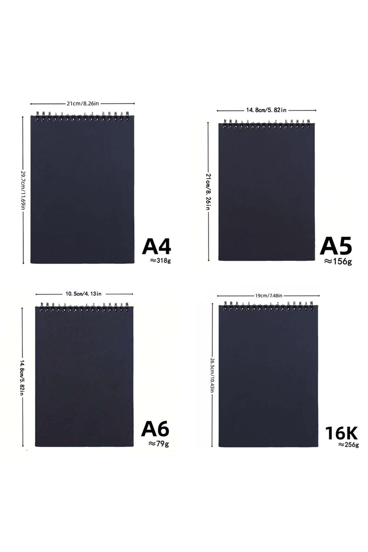 Choice-A5 1 Pack 30-Sheets ,Sketch Book, Top Spiral Bound Sketch Pad, Acid Free Art Sketchbook Artistic Dra 3