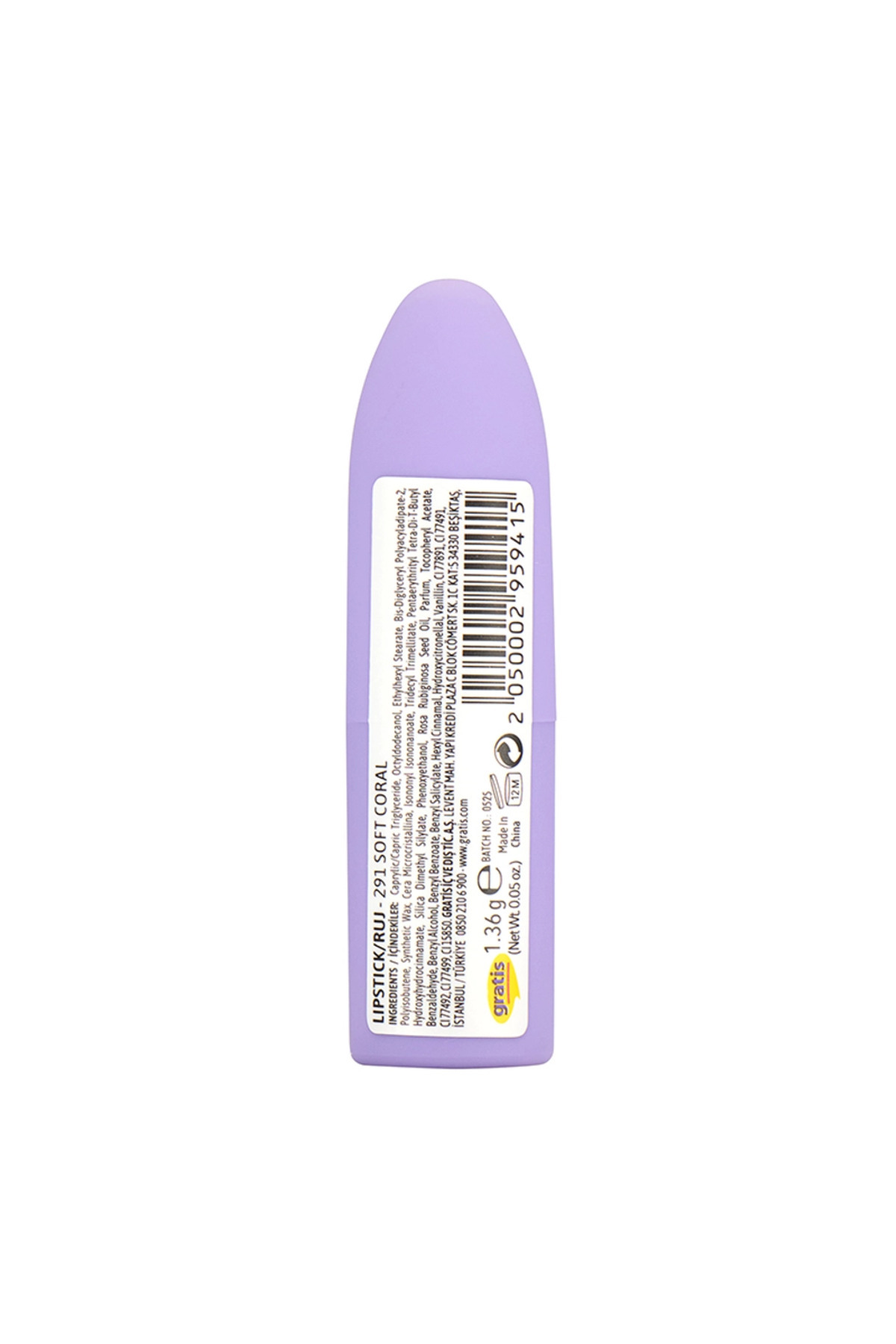 lykd-Mini Merry Lipstick - 291 Soft Coral 4