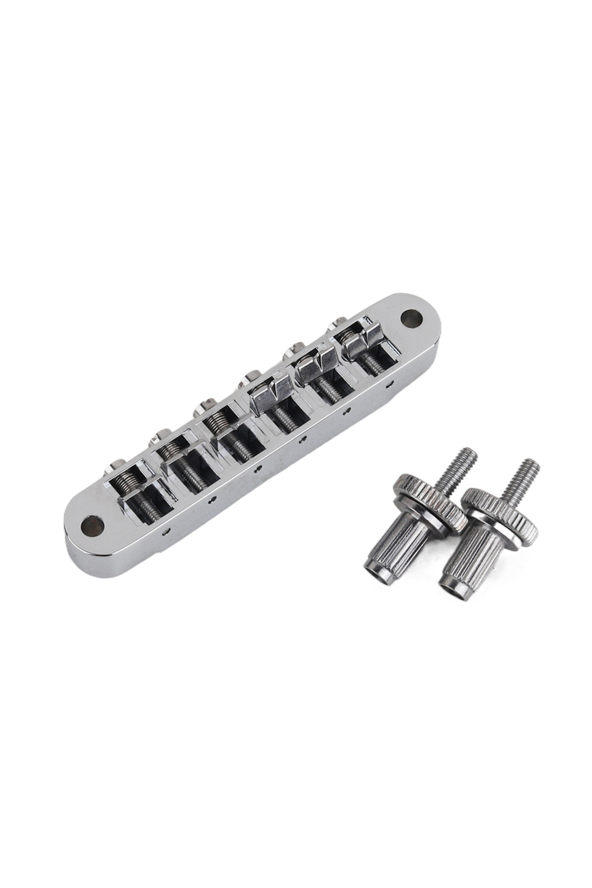 Choice-Electric Guitar Fixed Saddle Bridge 6 Strings Chrome ABR-1 Style Tune-O-Matic Bridge for ABR LP S... 1