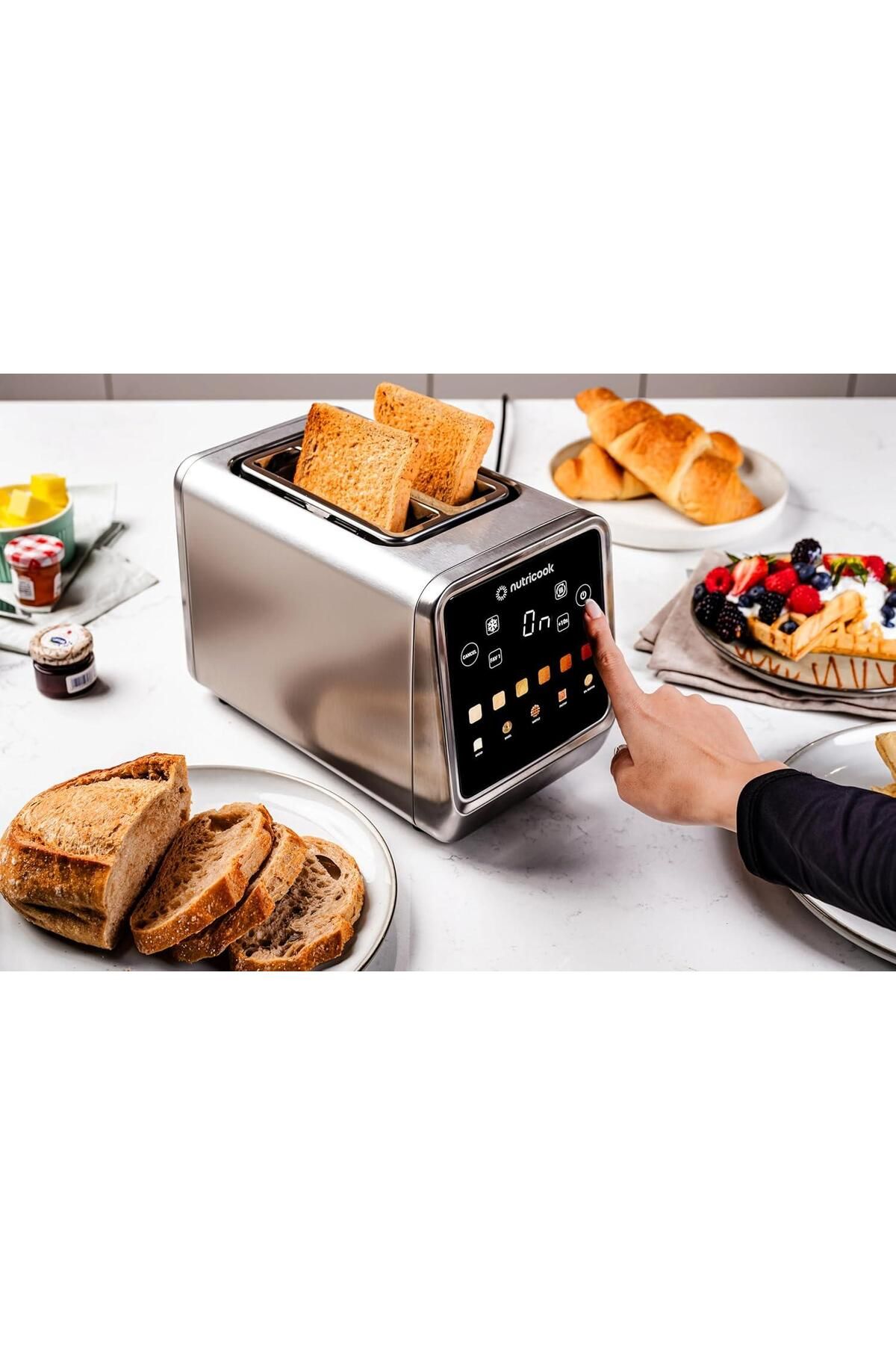 Nutribullet-محمصة الخبز الرقمية Nutricook 2 شريحة TS201ME 2