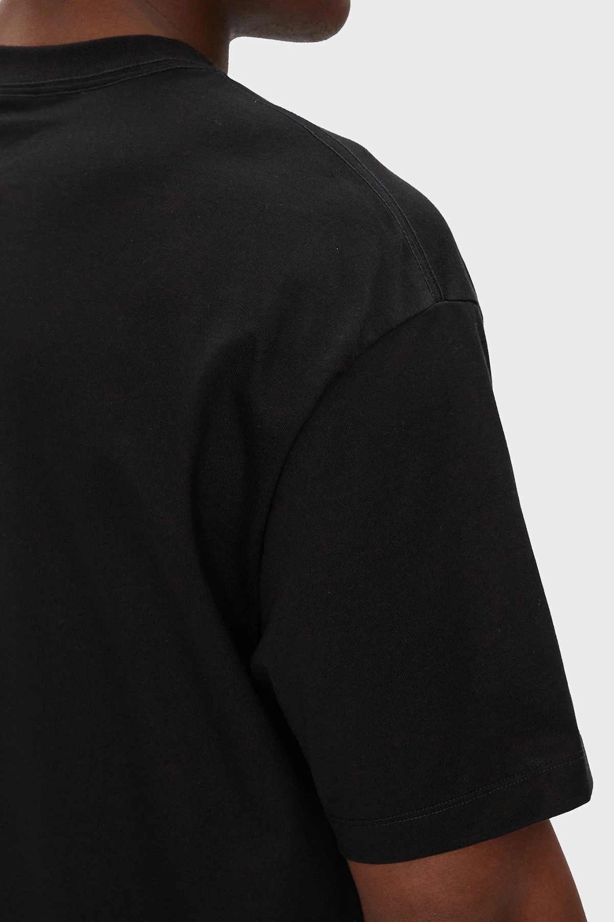 Calvin Klein  Erkek Siyah Baskılı Tişörtler - Görsel 4