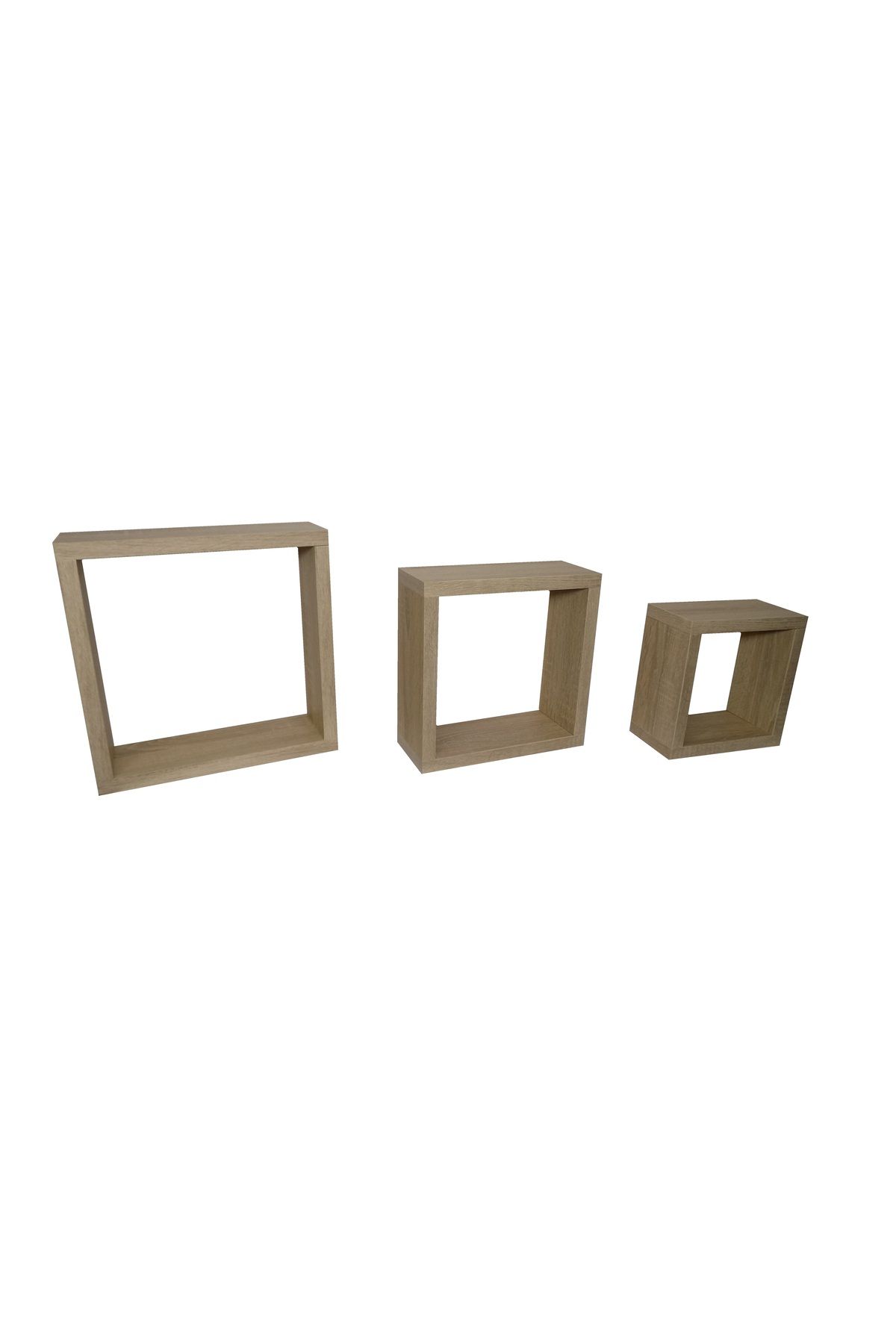 OEM-Set of three wall shelf cubes Cubico Sonoma Model CUB-11001 2