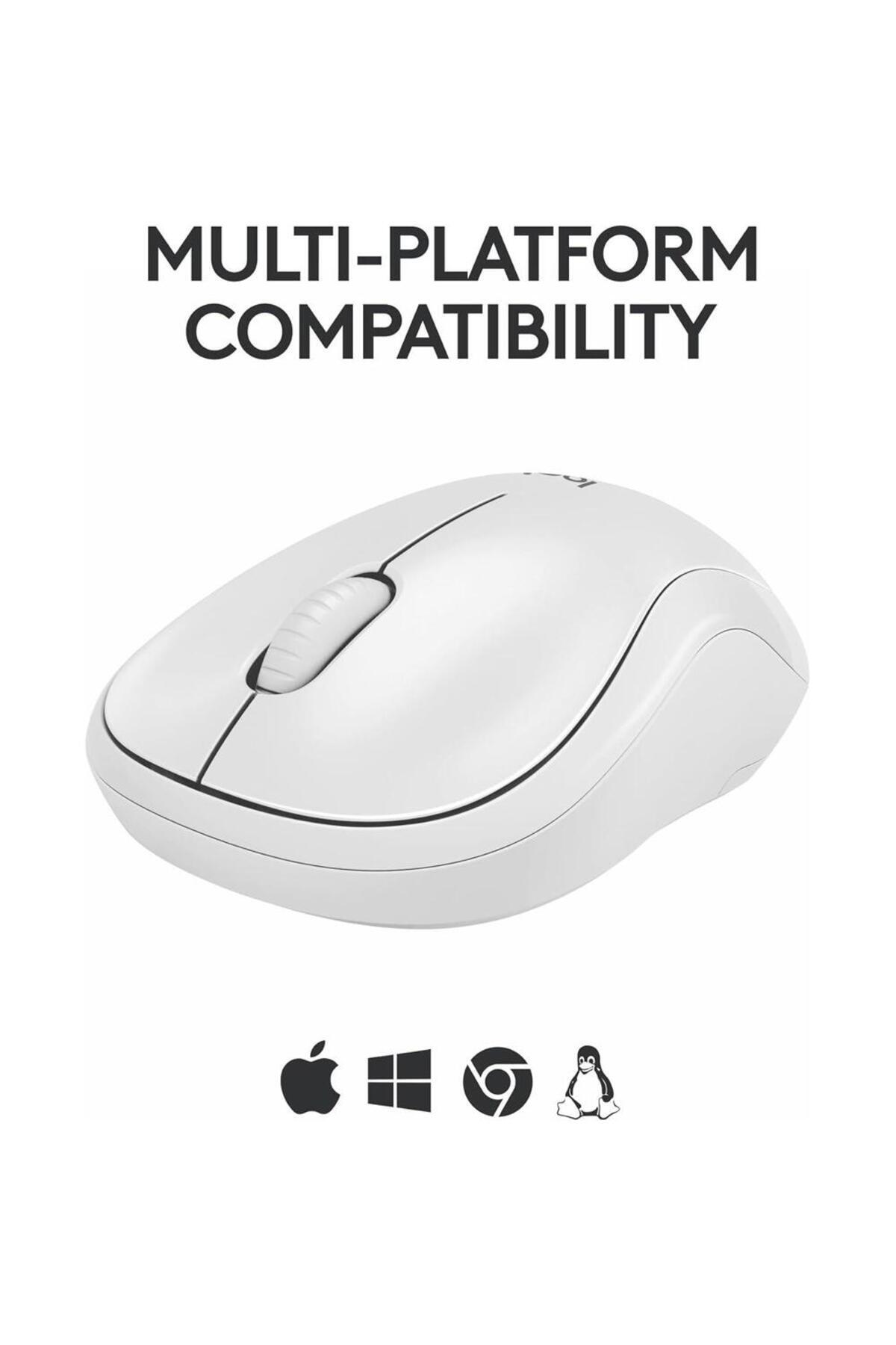 logitech-M240 Silent Bluetooth Mouse Off White 4