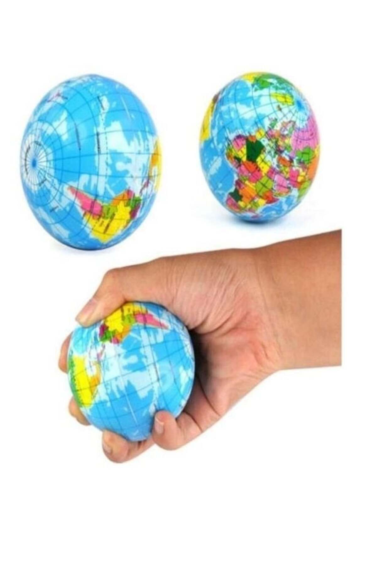 Evvano Stres Topu Dünya Haritalı - Orta Boy