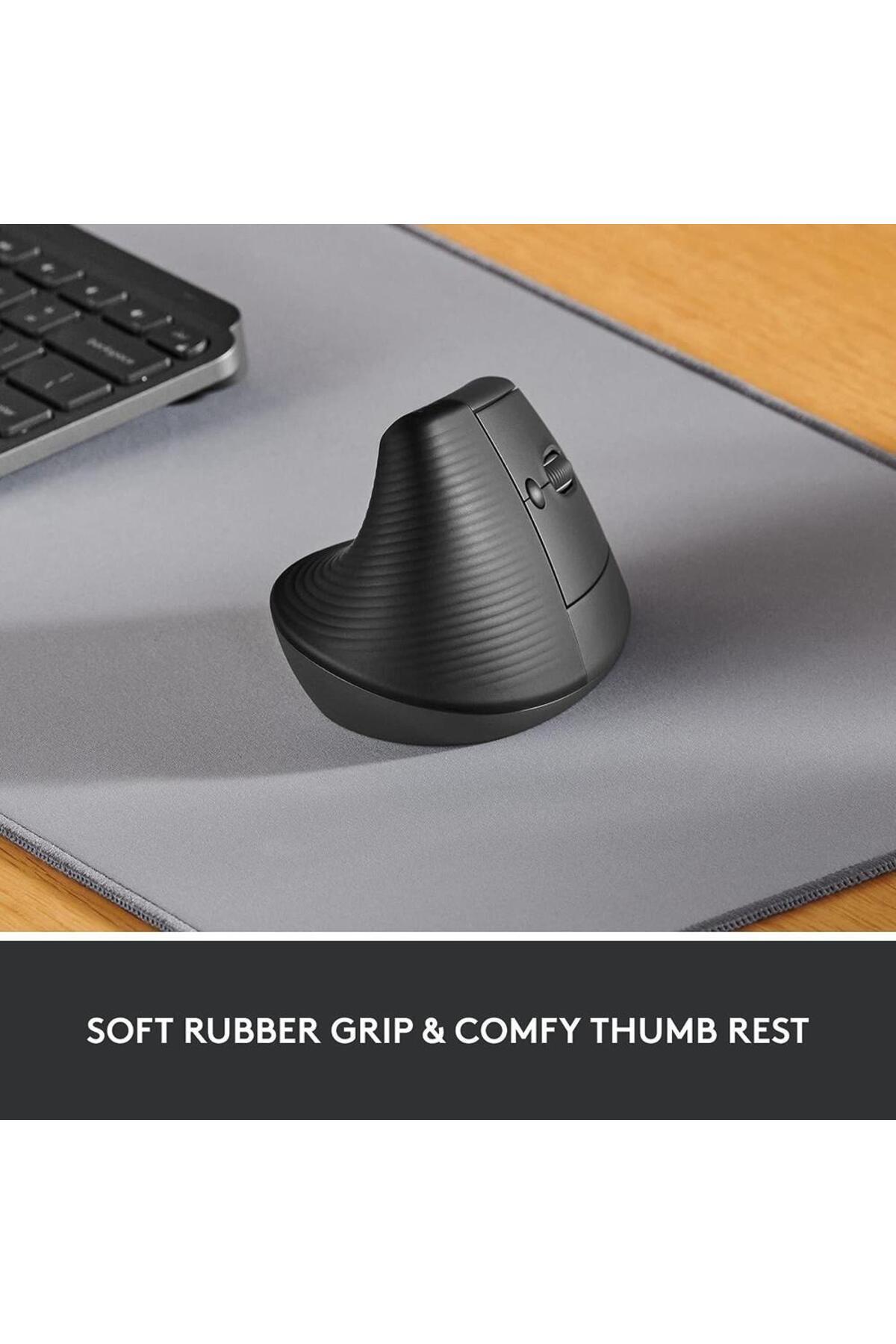 logitech-ماوس رفع عمودي مريح من الجرافيت 2