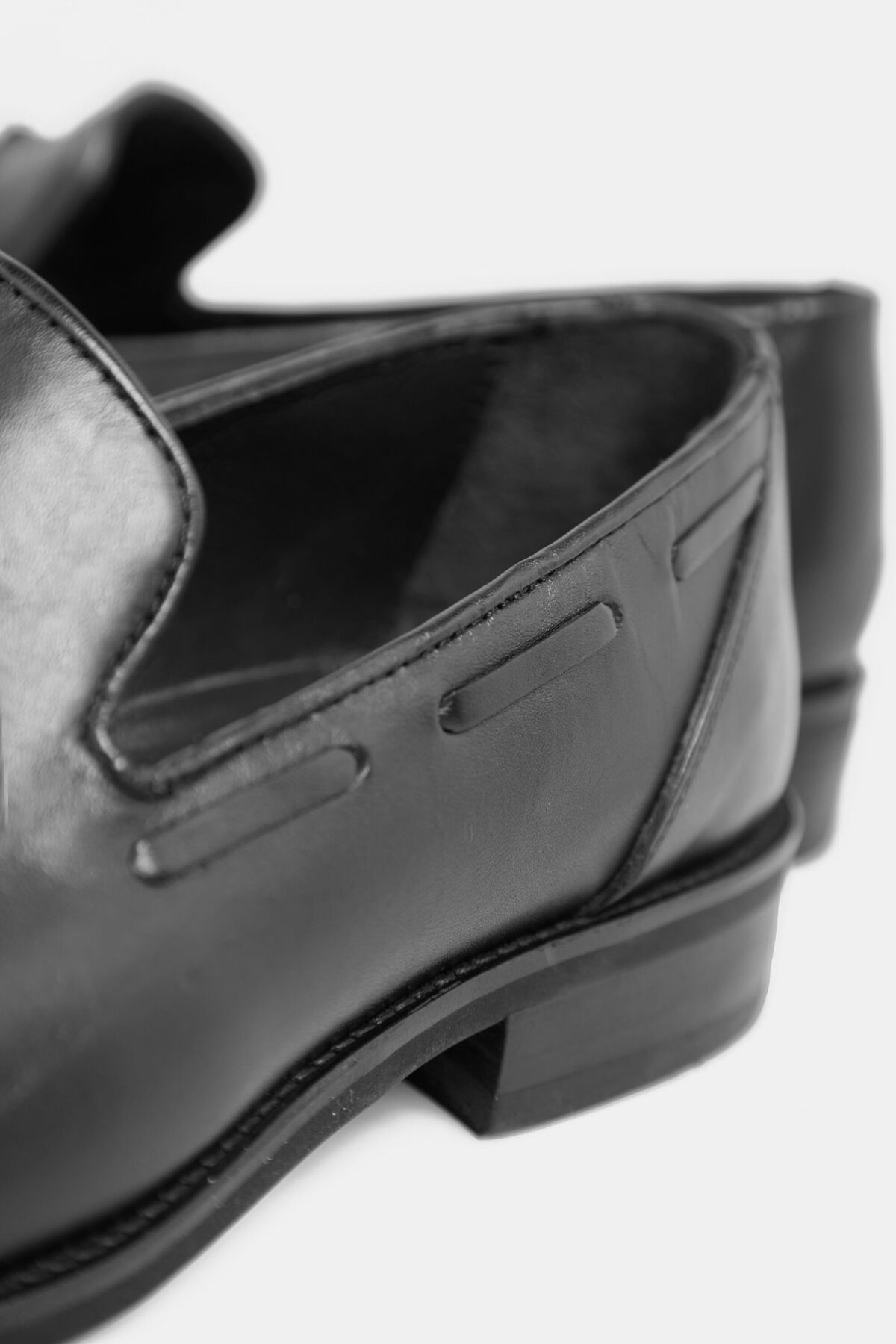 W Collection  SİYAH DERİ AYAKKABI - Görsel 6