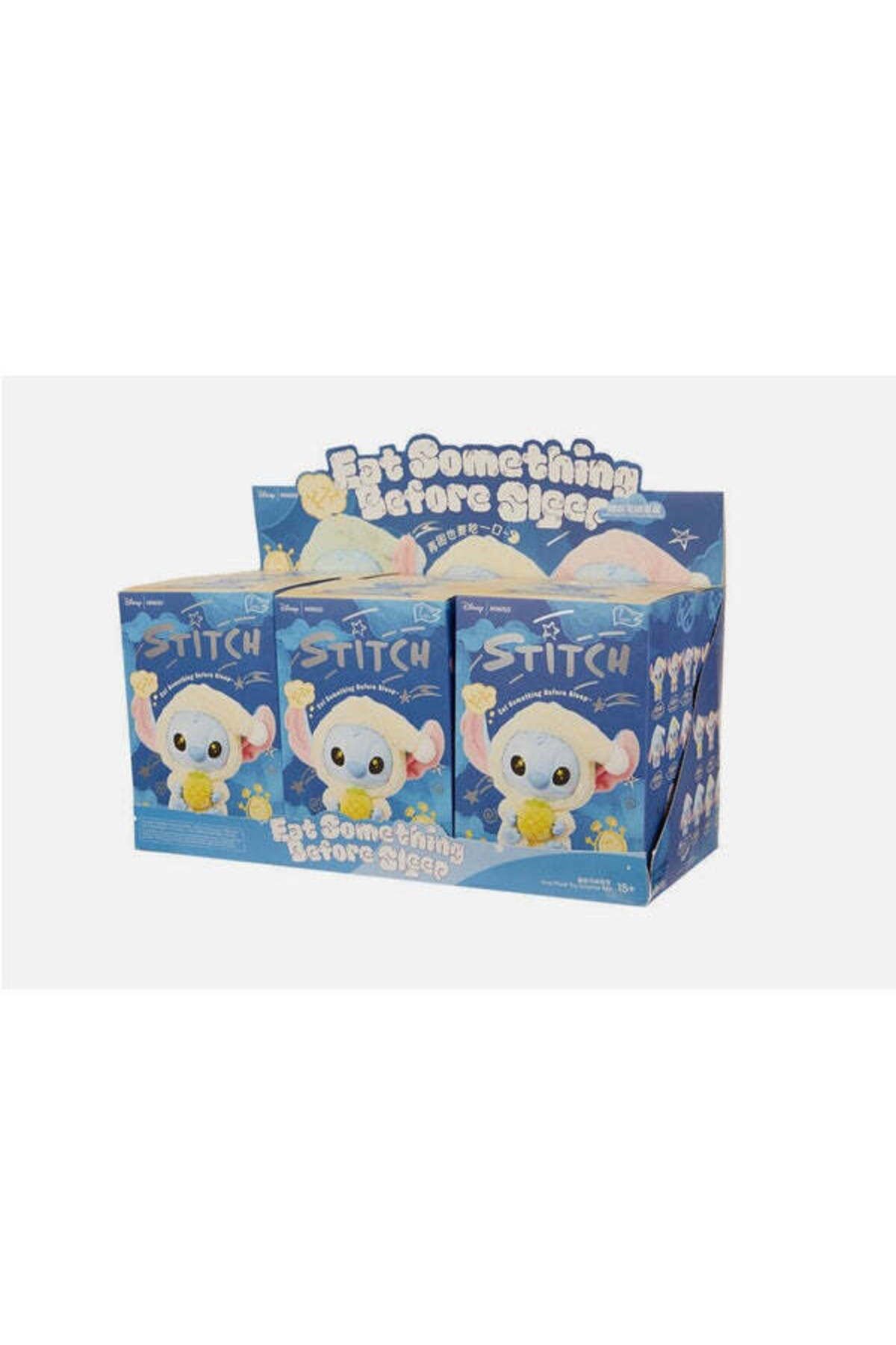 Miniso-Stitch Eat Something Before Sleeping Plush Keychain 1
