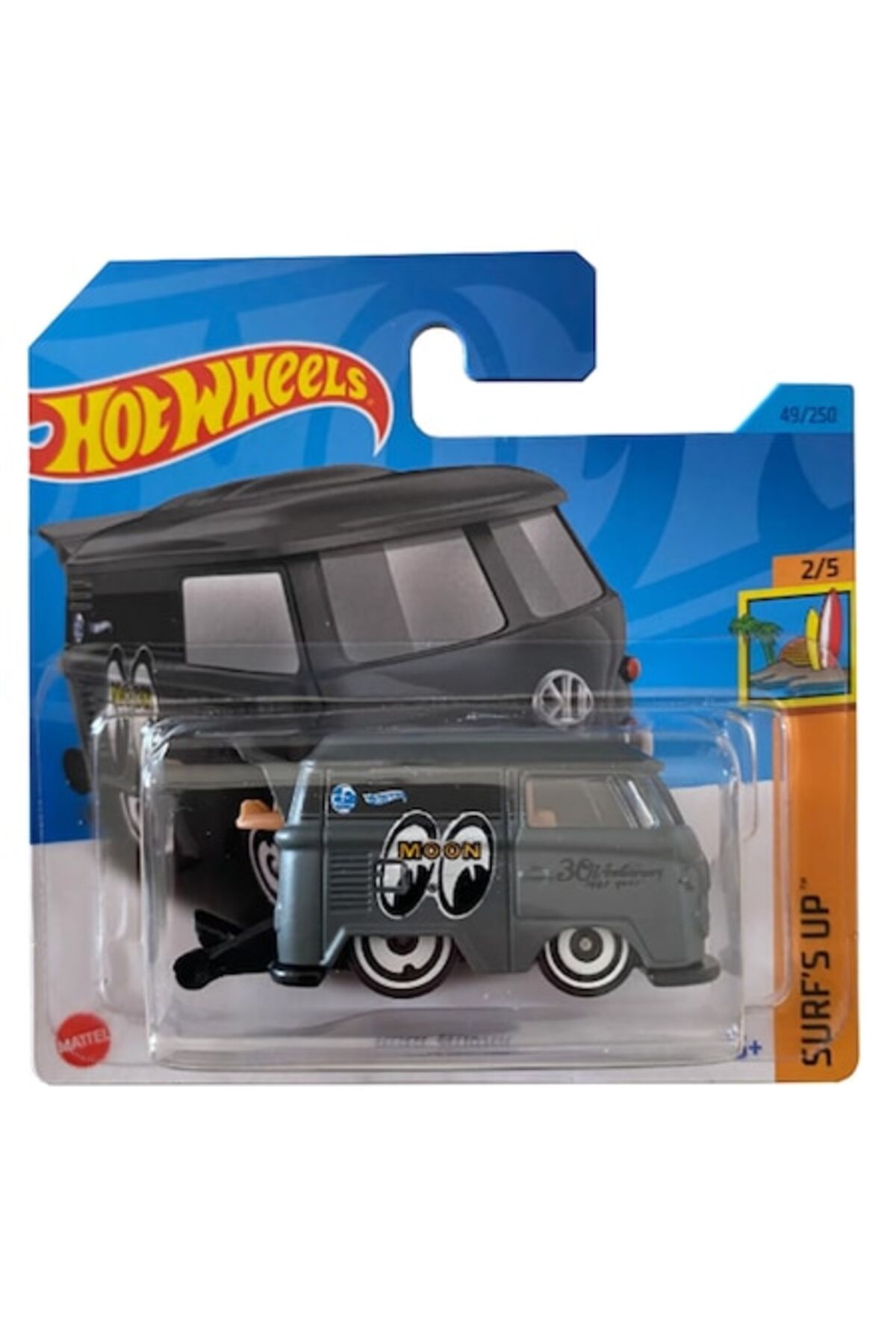 Masinuta Metalica Hot Wheels Kool Kombi, Gri, 1:64
