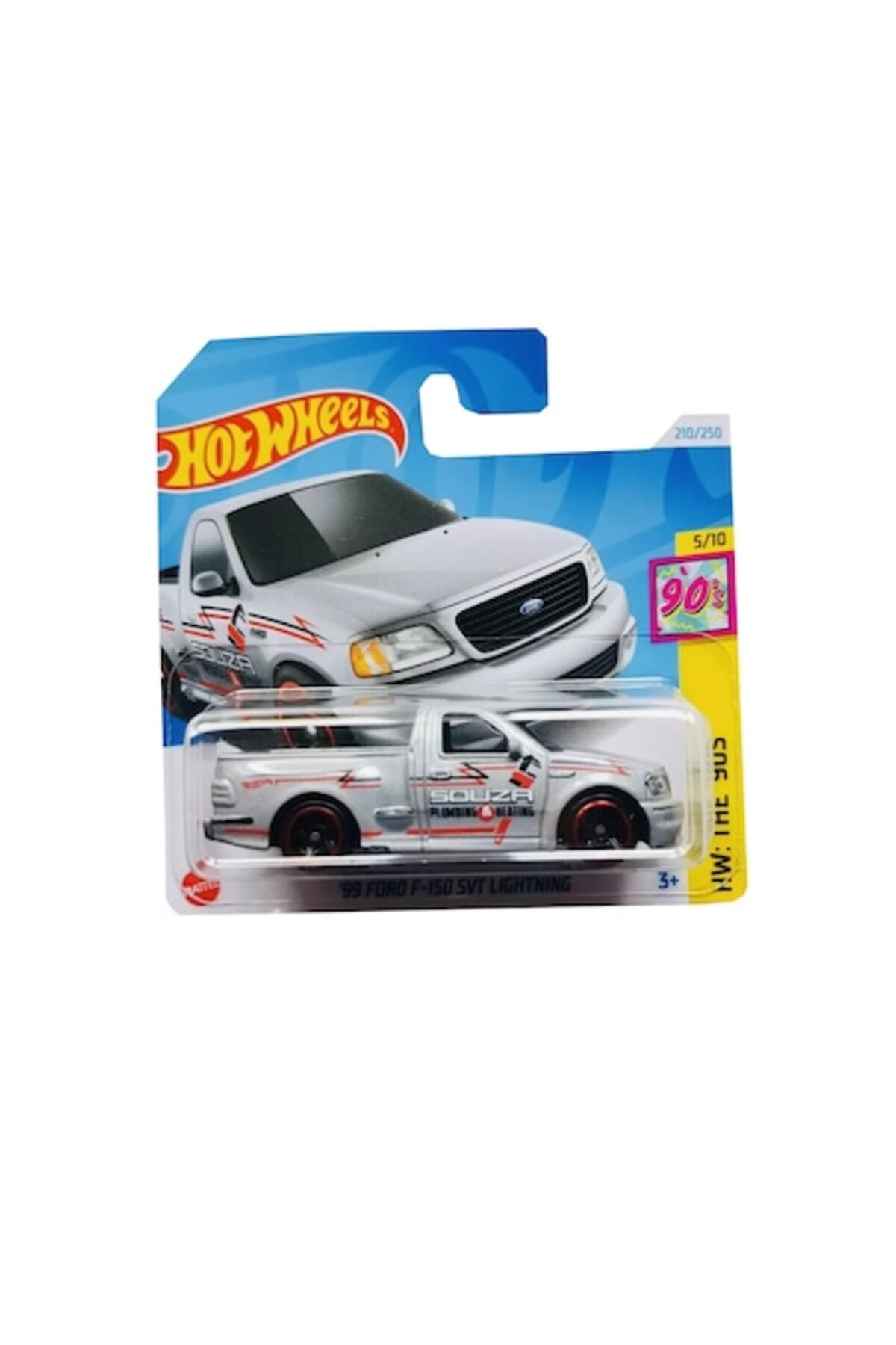 Masinuta Metalica Hot Wheels, '99 Ford F-150 SVT Lighting, 1:64