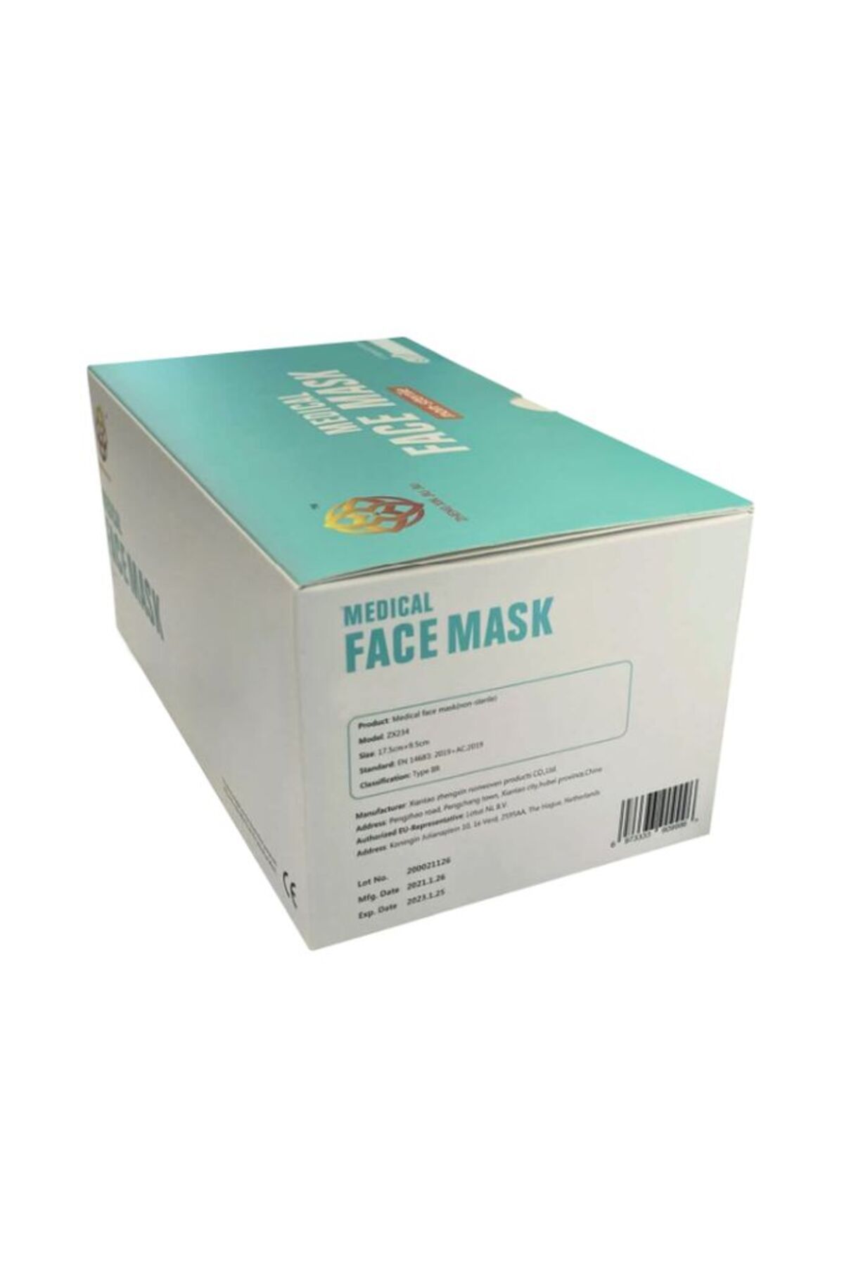 THK-Set of 10 Children's Masks individually wrapped, multicolor with dinosaur drawings 3