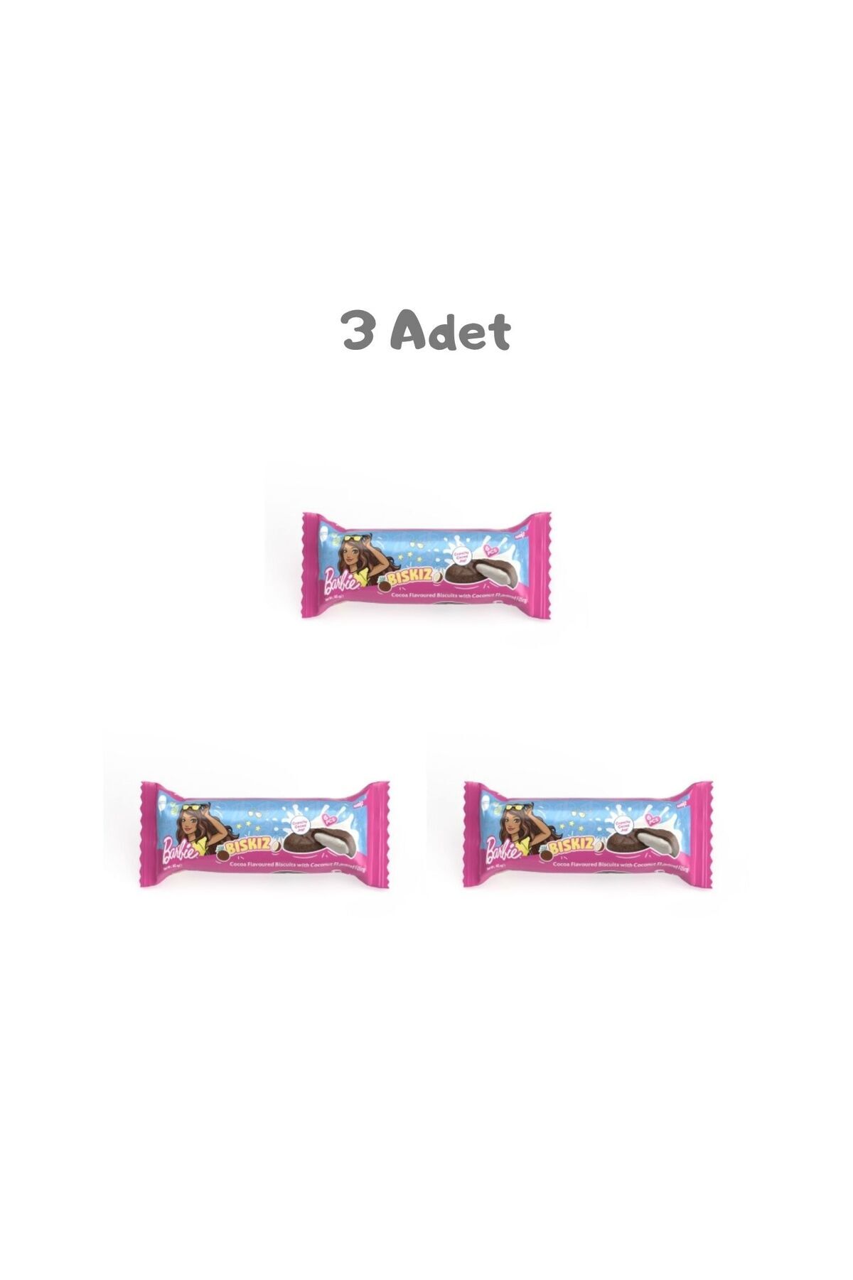 Barbie Biskiz Coconut 45g 3 Adet