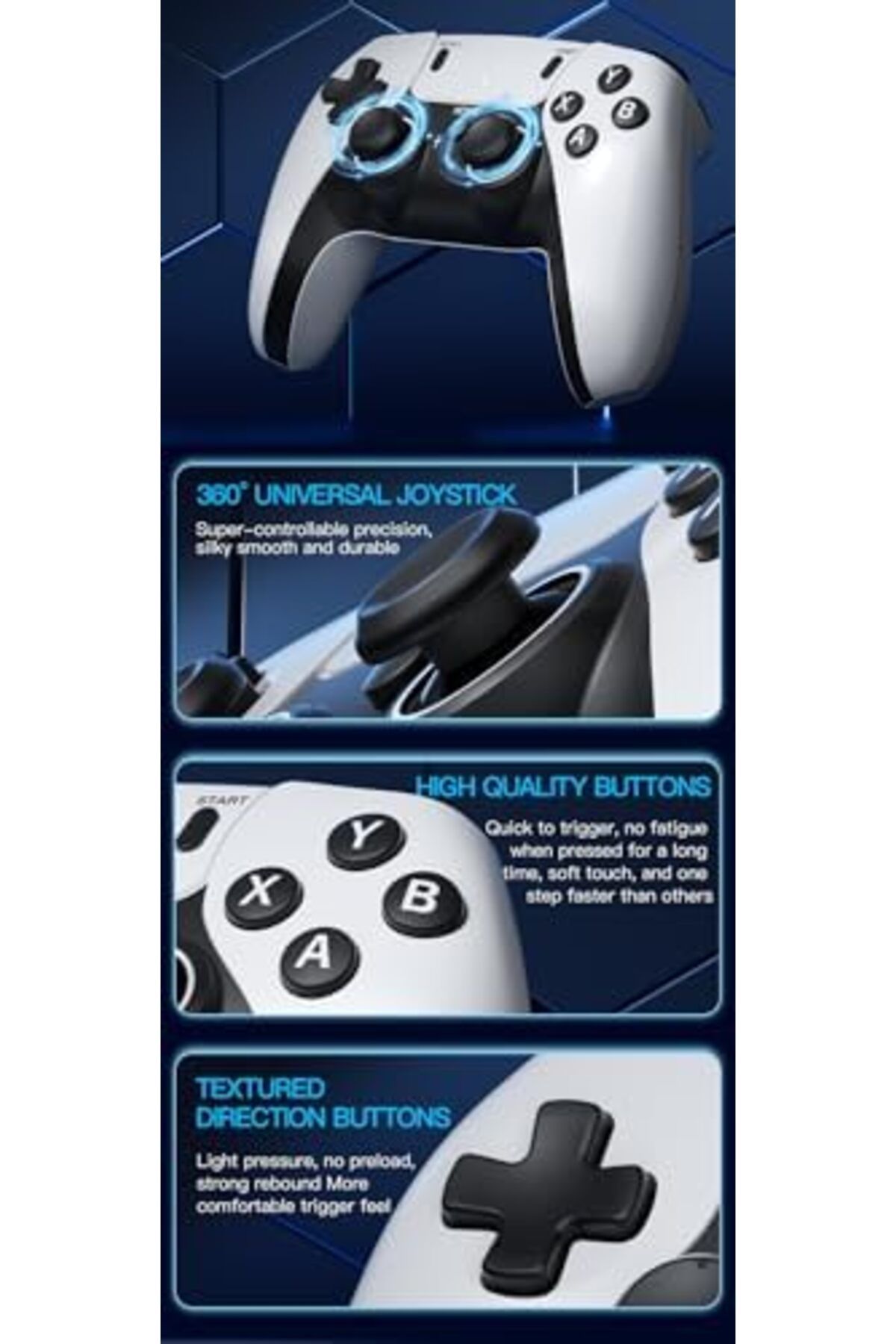 Generic-M22 Video Game Console | 64GB Built-In with 32,000 Games | 2.4G Wireless 3D Joystick Dual Controller 8