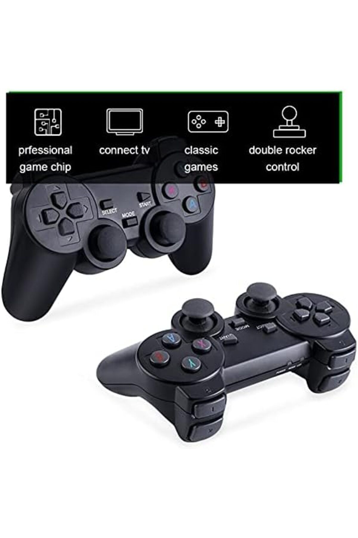 Generic-Wireless Video Game Consoles 4K Retro Classic Gaming Gamepads TV Family Controller for PS1/GBA/M 3