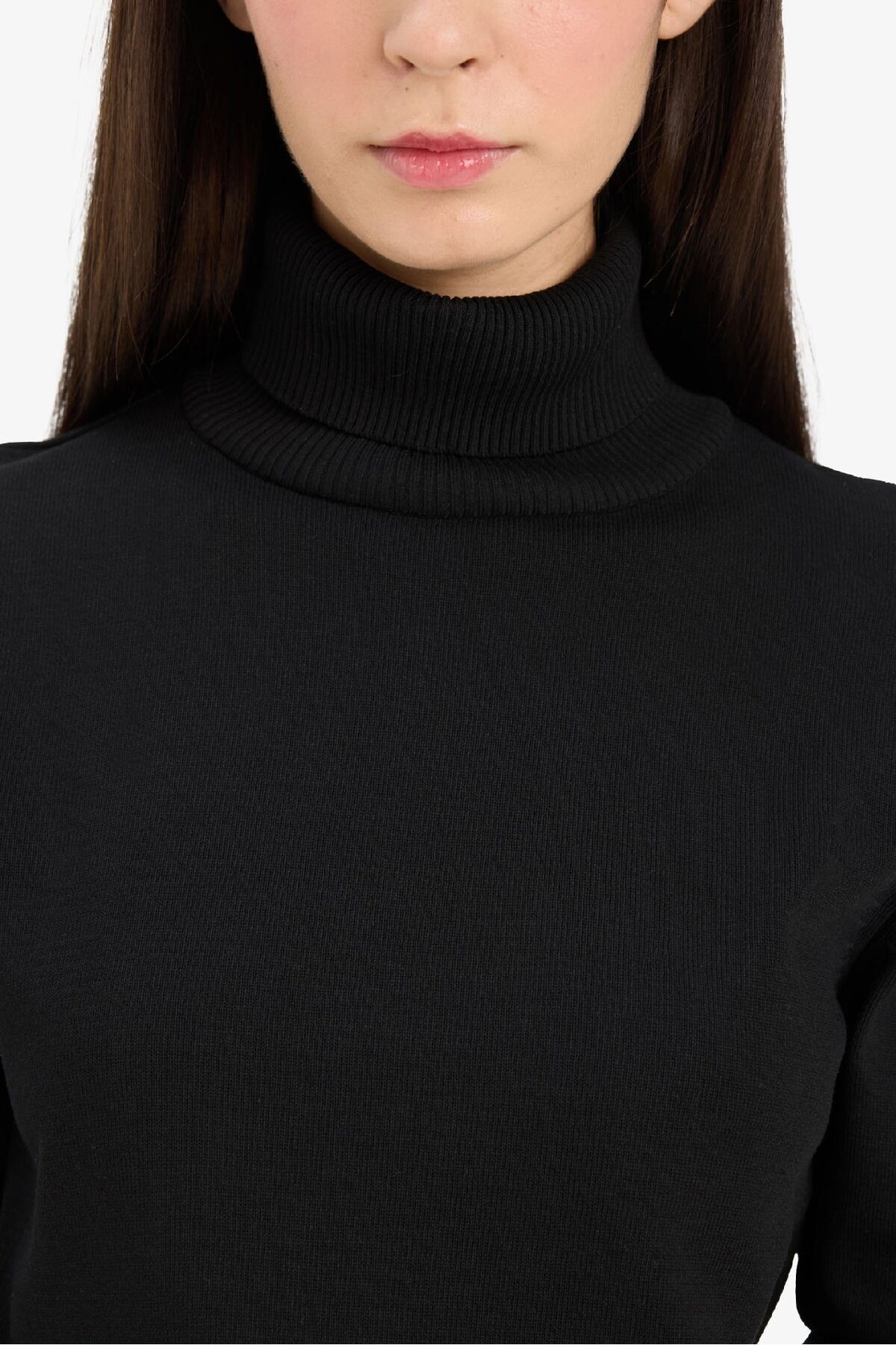 DeFacto-Regular Fit Half Turtleneck Sweater E8498Ax25Wn 5