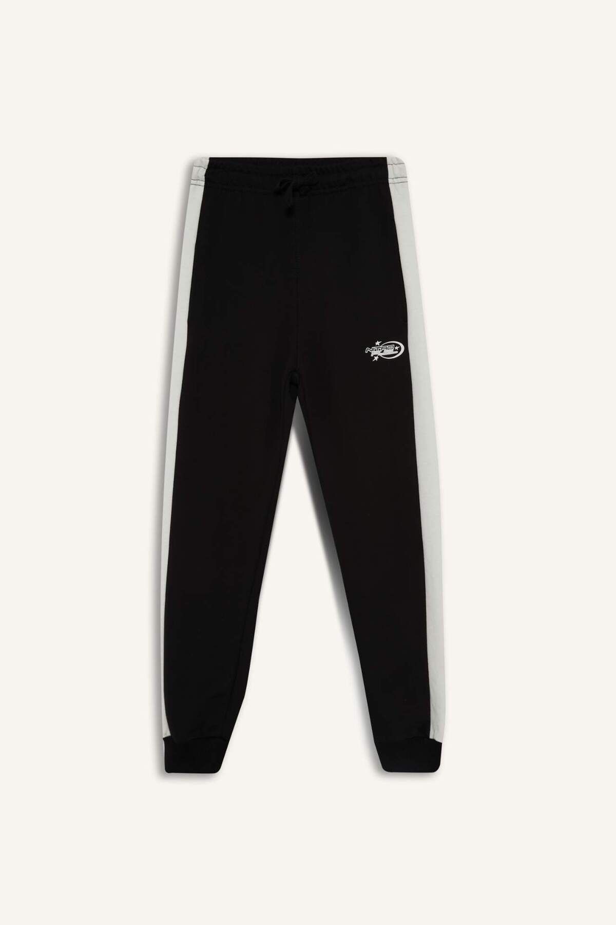 DeFacto-Boy's Printed Jogger Sweatpants with Elastic Waist F2179A825Au 1
