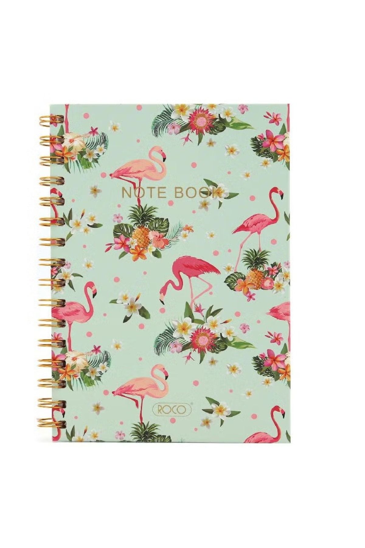 Roco-Notebook “Flamingo” A5 – 80 Sheets – Stylish Cover & Lined Pages 1