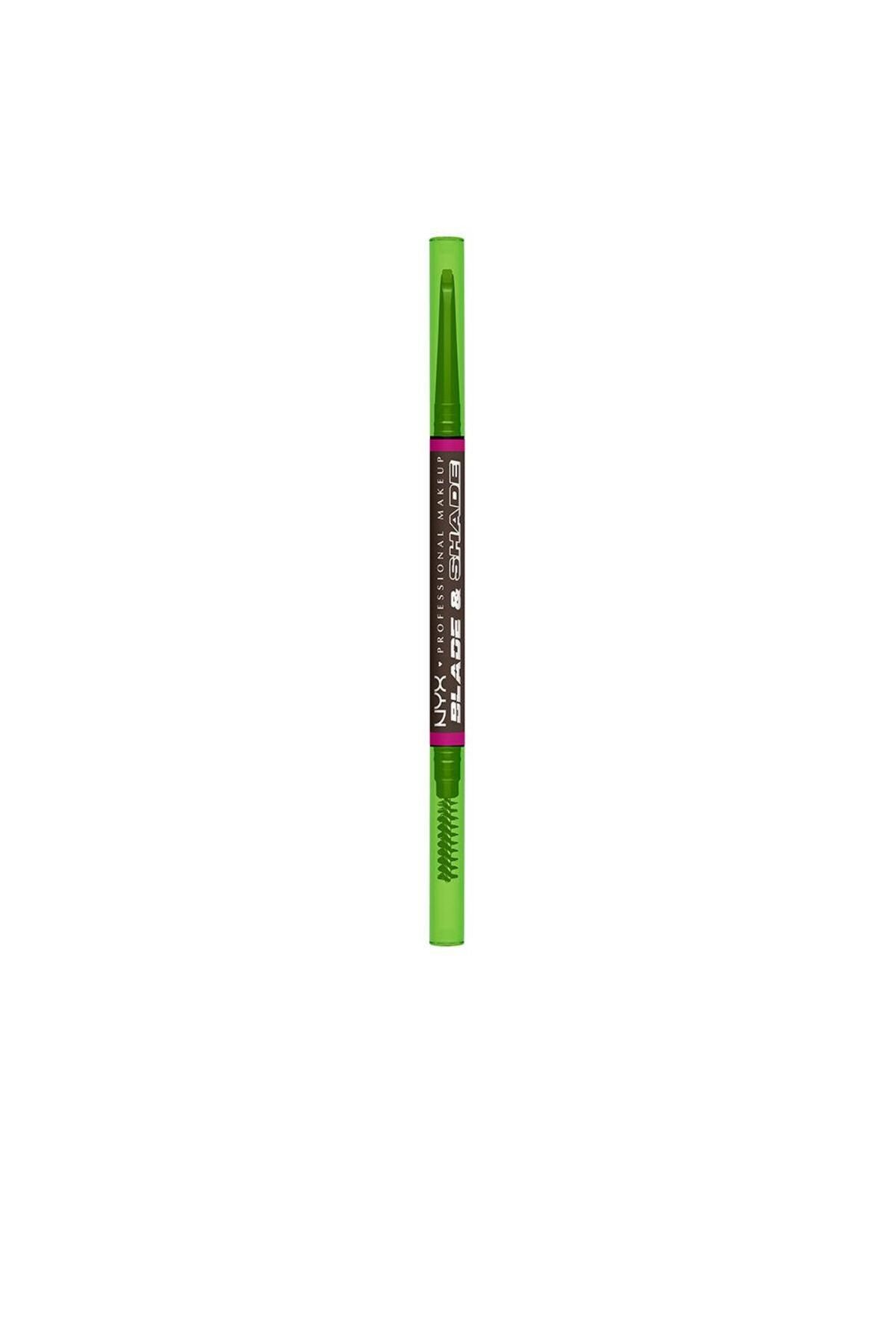 NYX-Creion de sprancene 2 in 1 BLADE & SHADE NANO 10 espresso 1 buc 1
