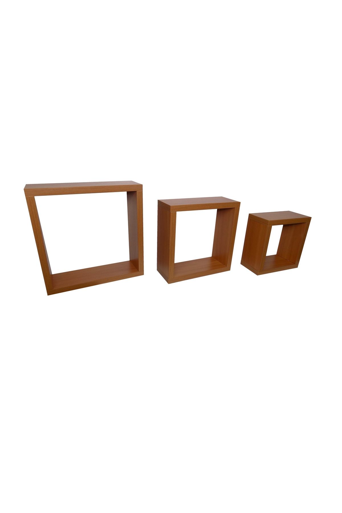 OEM-Set of three wall shelf cubes Cubico Cherry Model CUB 11003 2